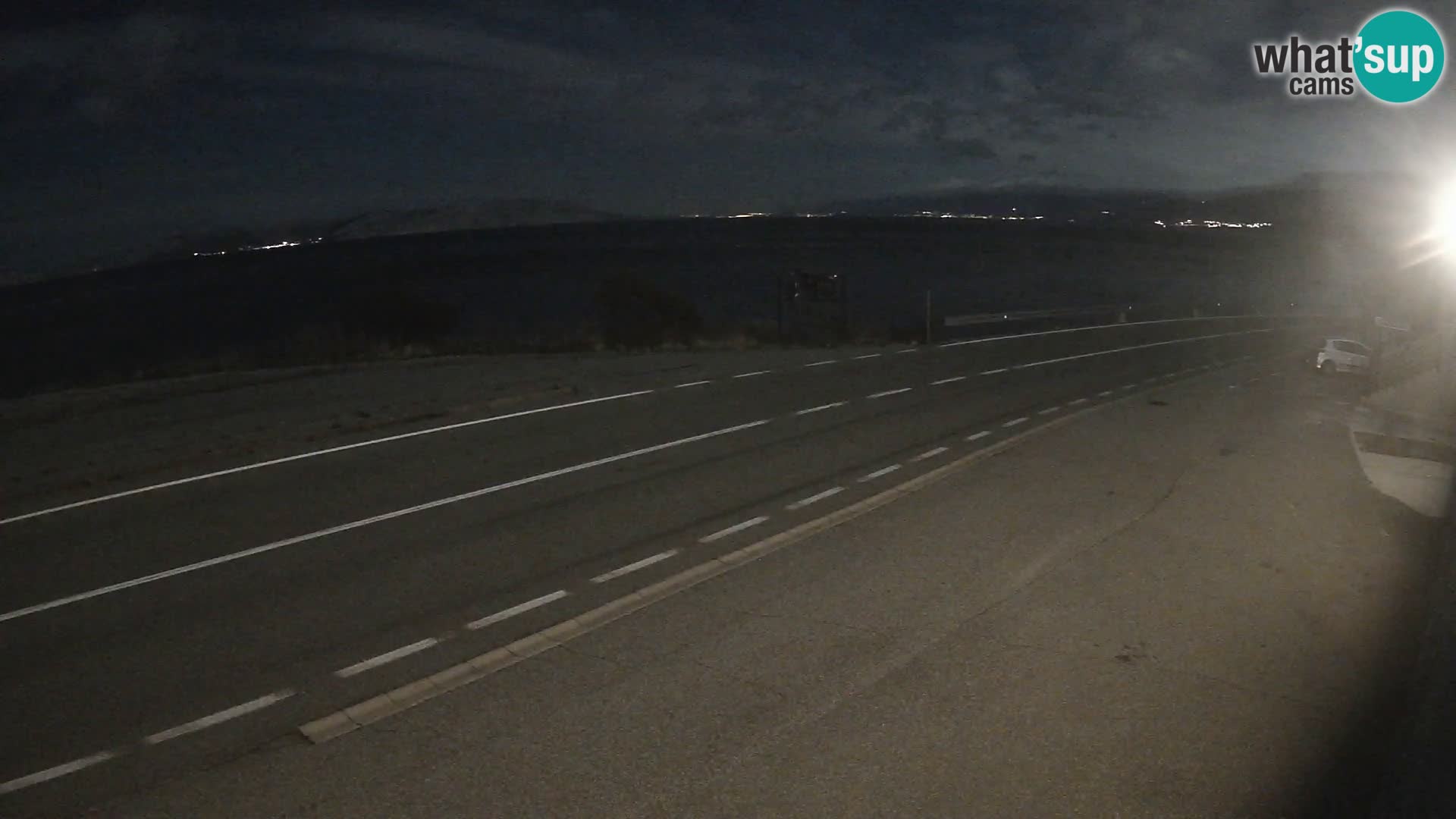 Webcam statale Adriatica D8 vicino SEGNA – Panorama su VEGLIA