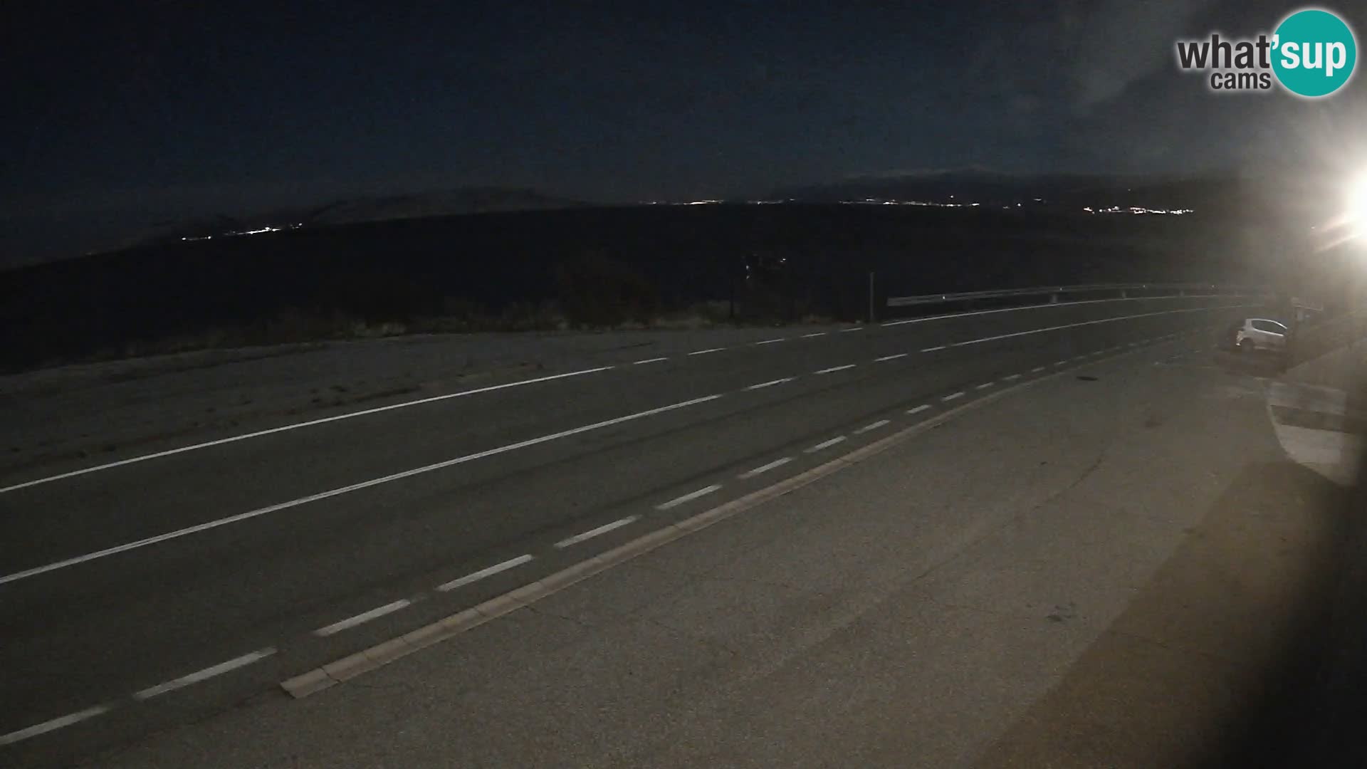 Webcam statale Adriatica D8 vicino SEGNA – Panorama su VEGLIA