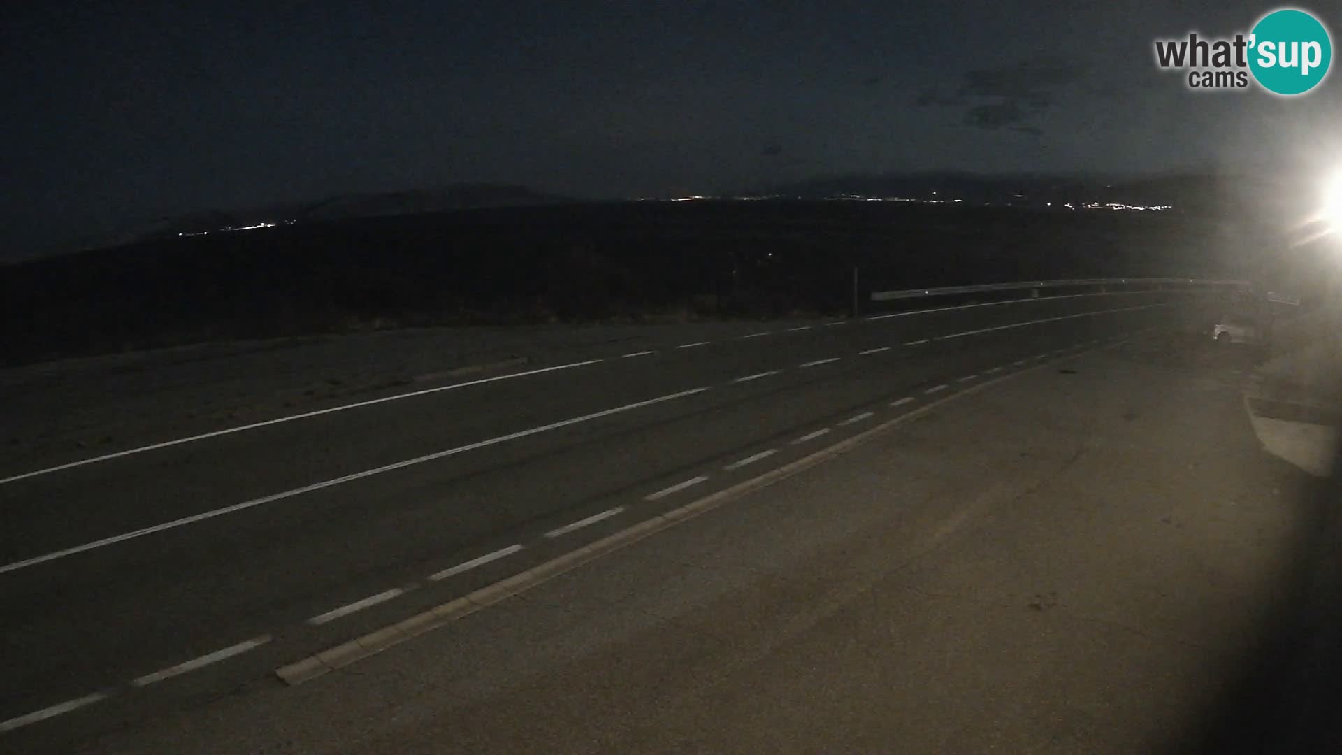 Webcam statale Adriatica D8 vicino SEGNA – Panorama su VEGLIA