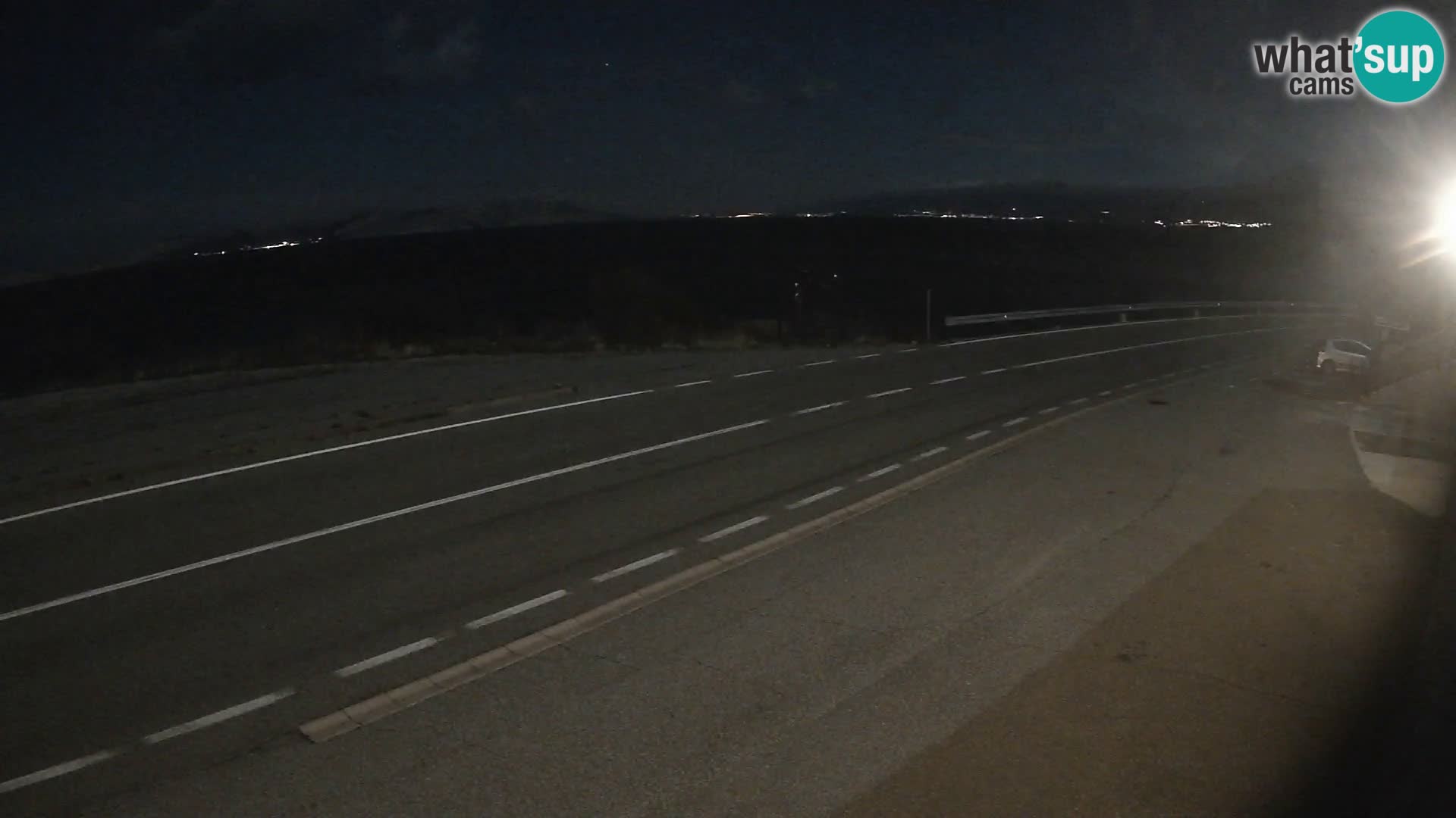 Webcam statale Adriatica D8 vicino SEGNA – Panorama su VEGLIA