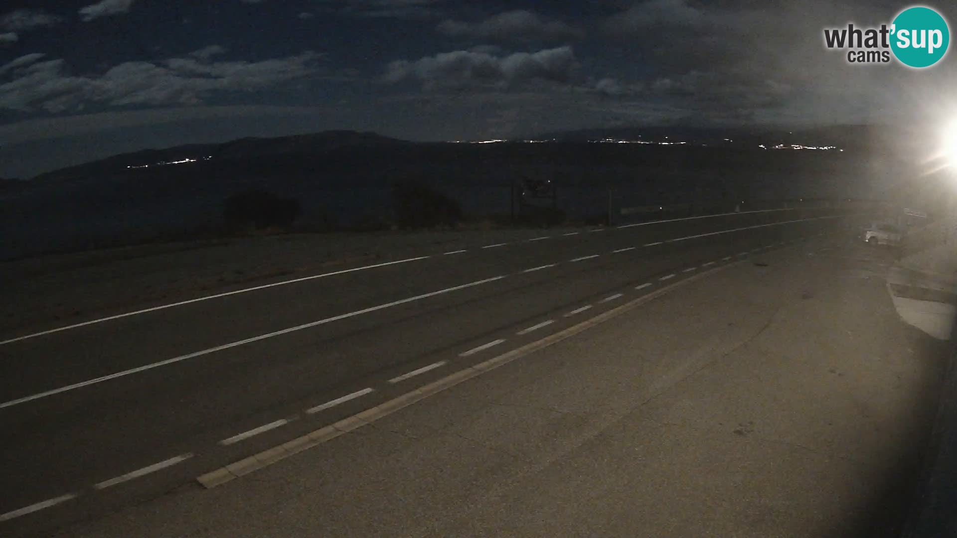 Webcam statale Adriatica D8 vicino SEGNA – Panorama su VEGLIA