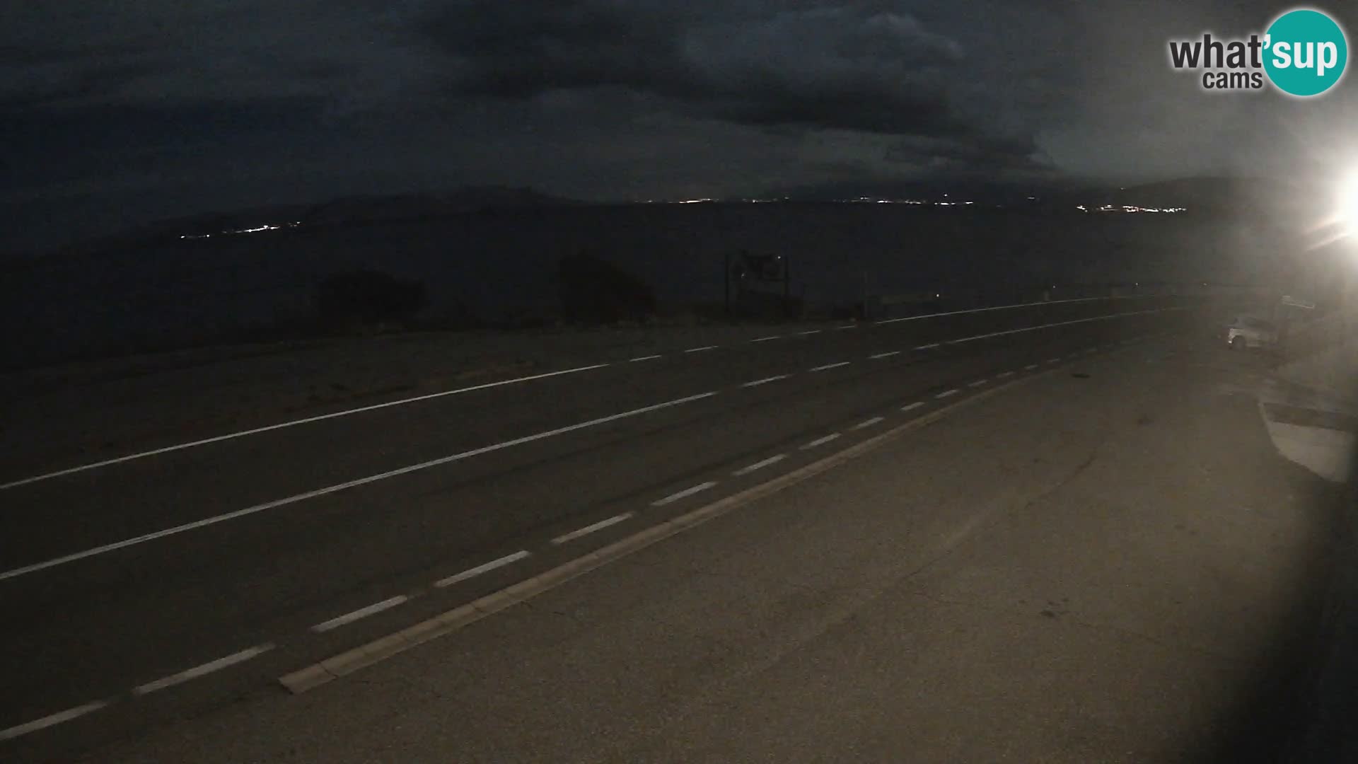 Webcam autoroute Adriatique D8 près de SENJ – vue sur l’île de KRK