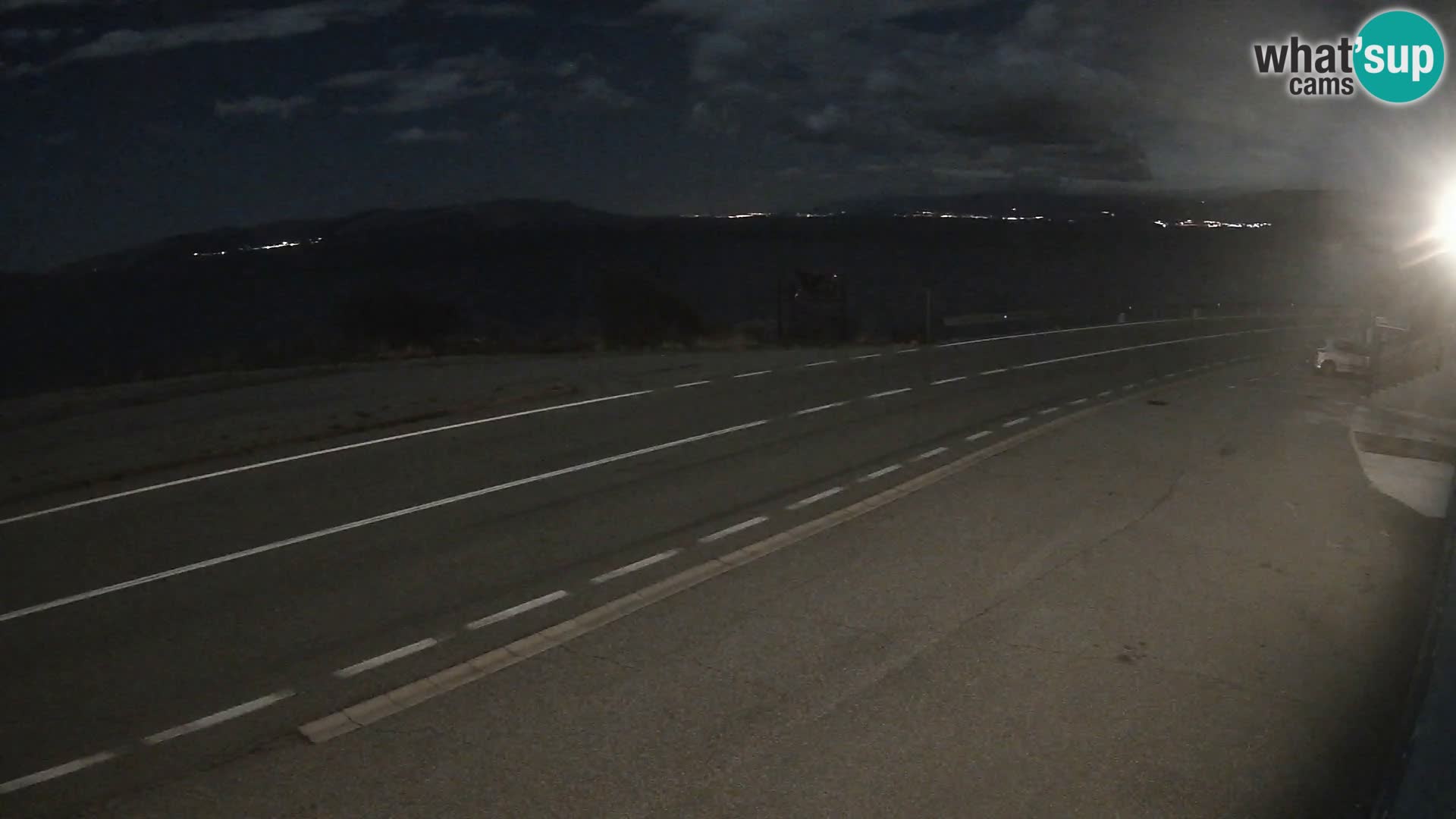 Webcam statale Adriatica D8 vicino SEGNA – Panorama su VEGLIA