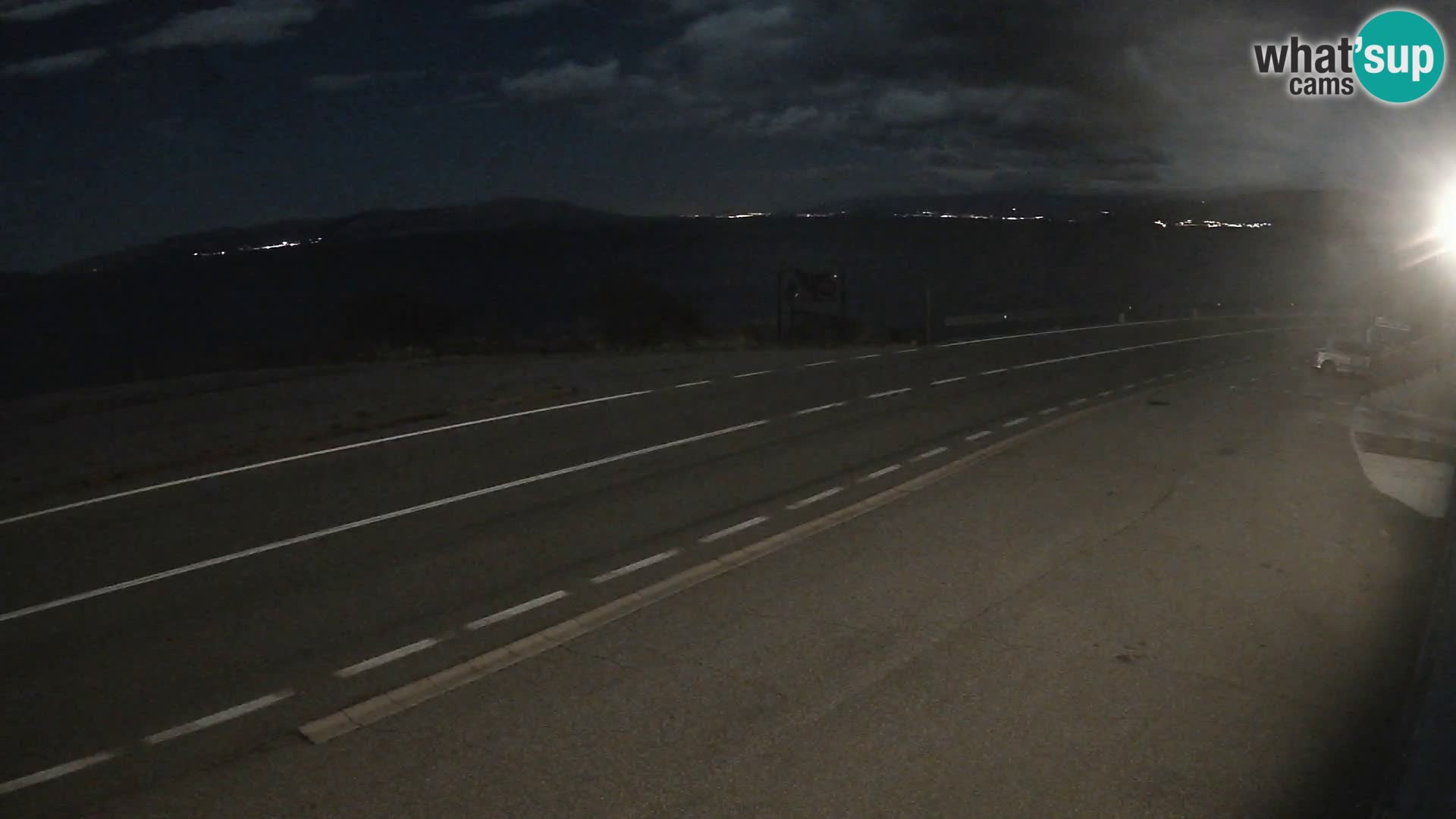 Web kamera Jadranska Magistrala kod SENJa – pogled na KRK