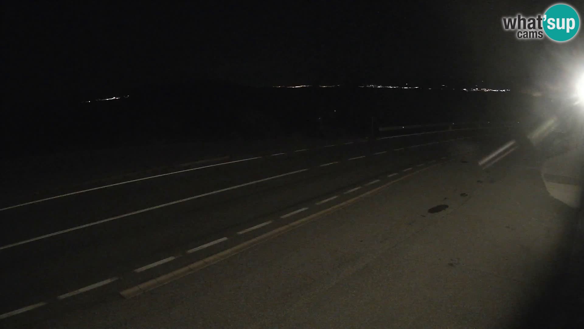 Webcam statale Adriatica D8 vicino SEGNA – Panorama su VEGLIA