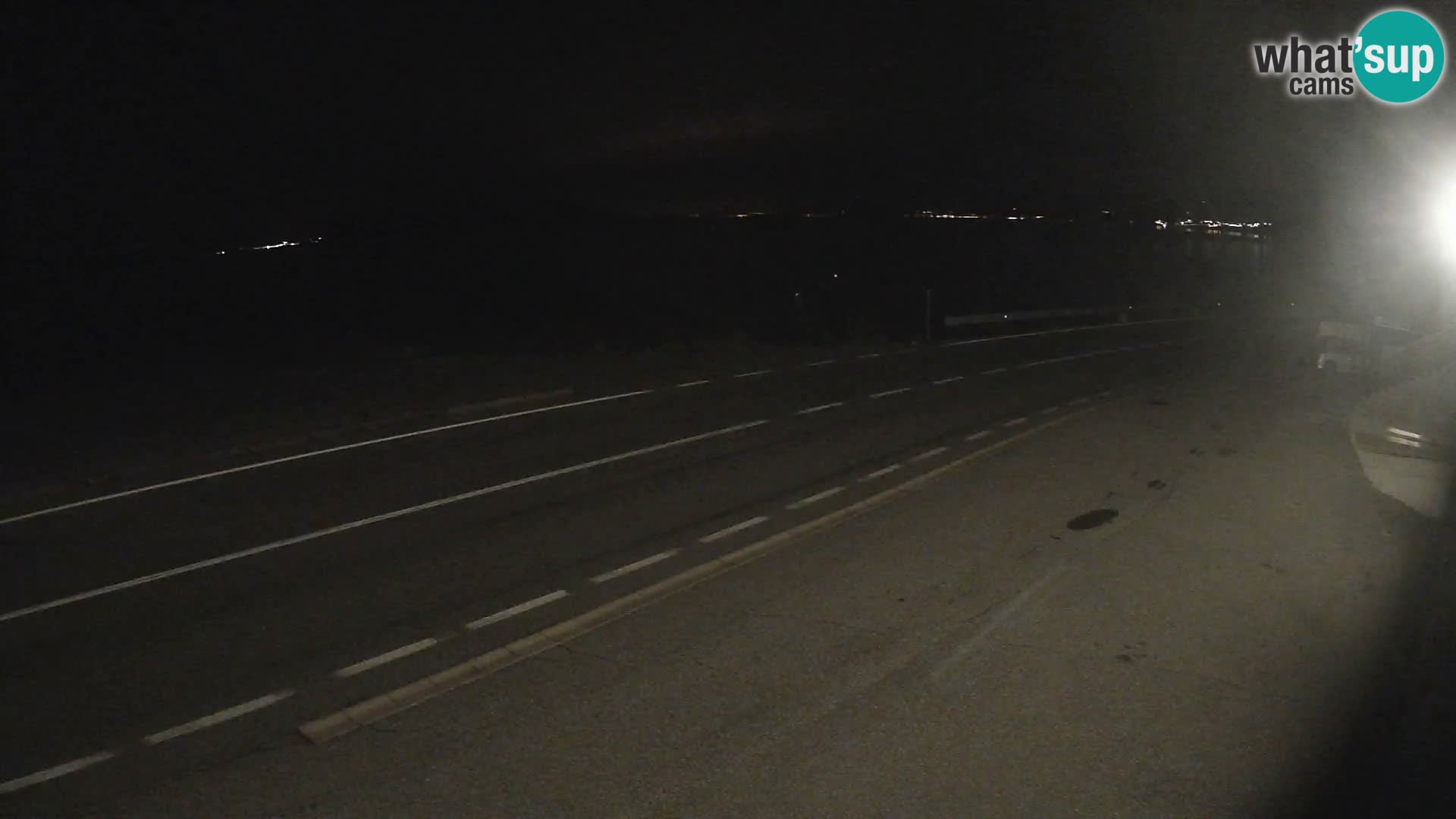 Webcam Adria-Autobahn D8 bei SENJ – Blick auf die Insel KRK