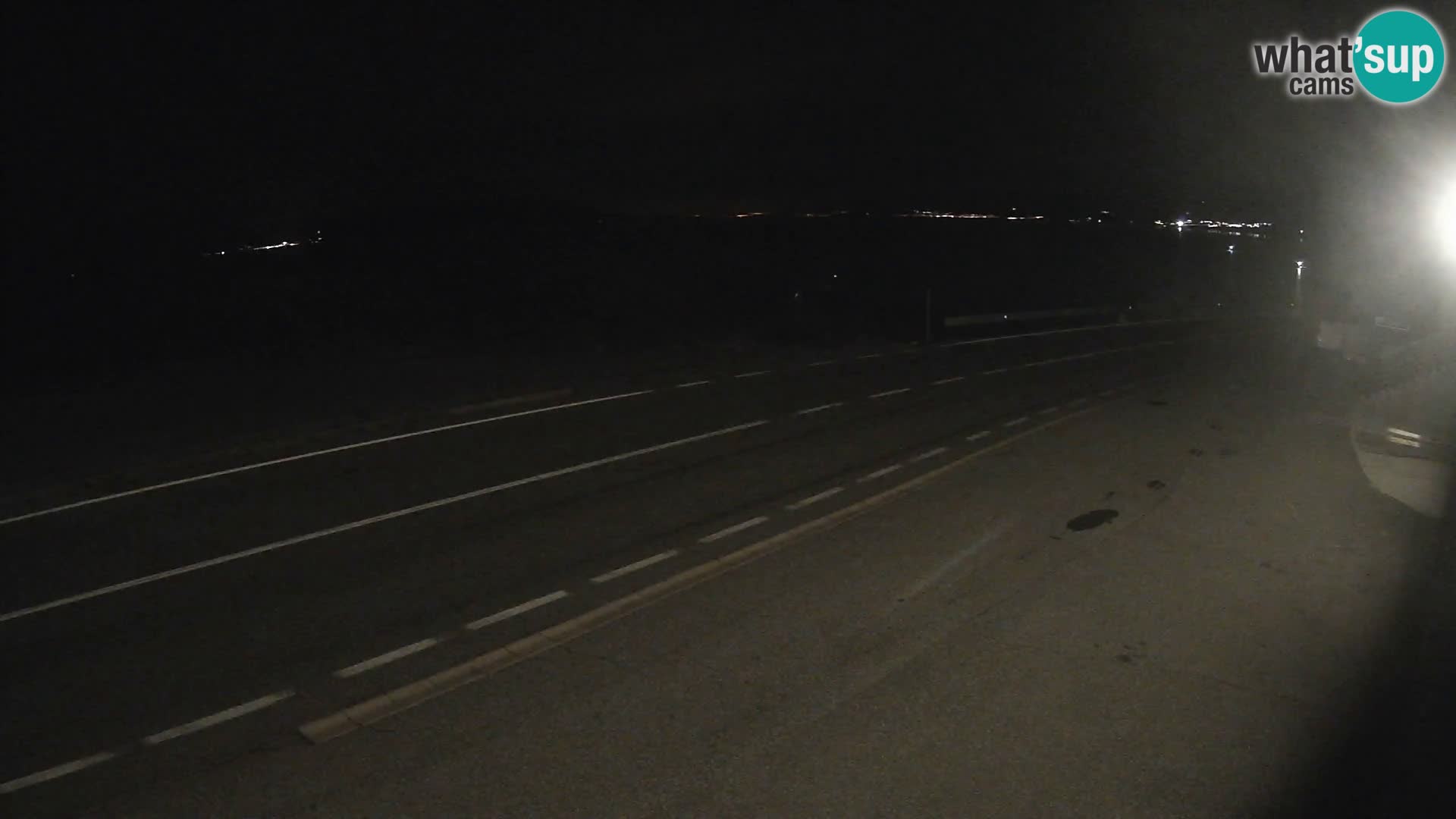 Webcam autoroute Adriatique D8 près de SENJ – vue sur l’île de KRK