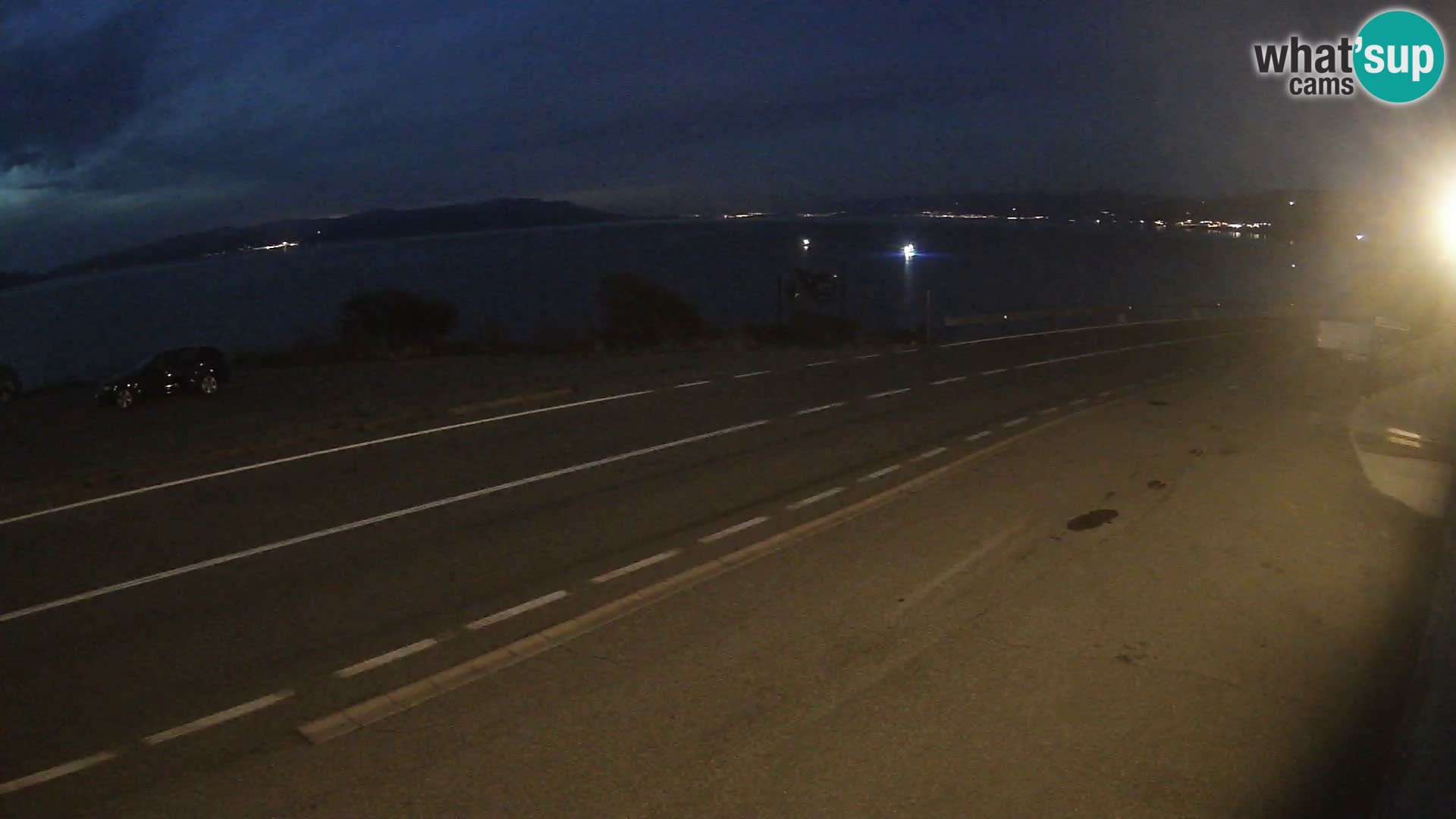 Webcam autoroute Adriatique D8 près de SENJ – vue sur l’île de KRK