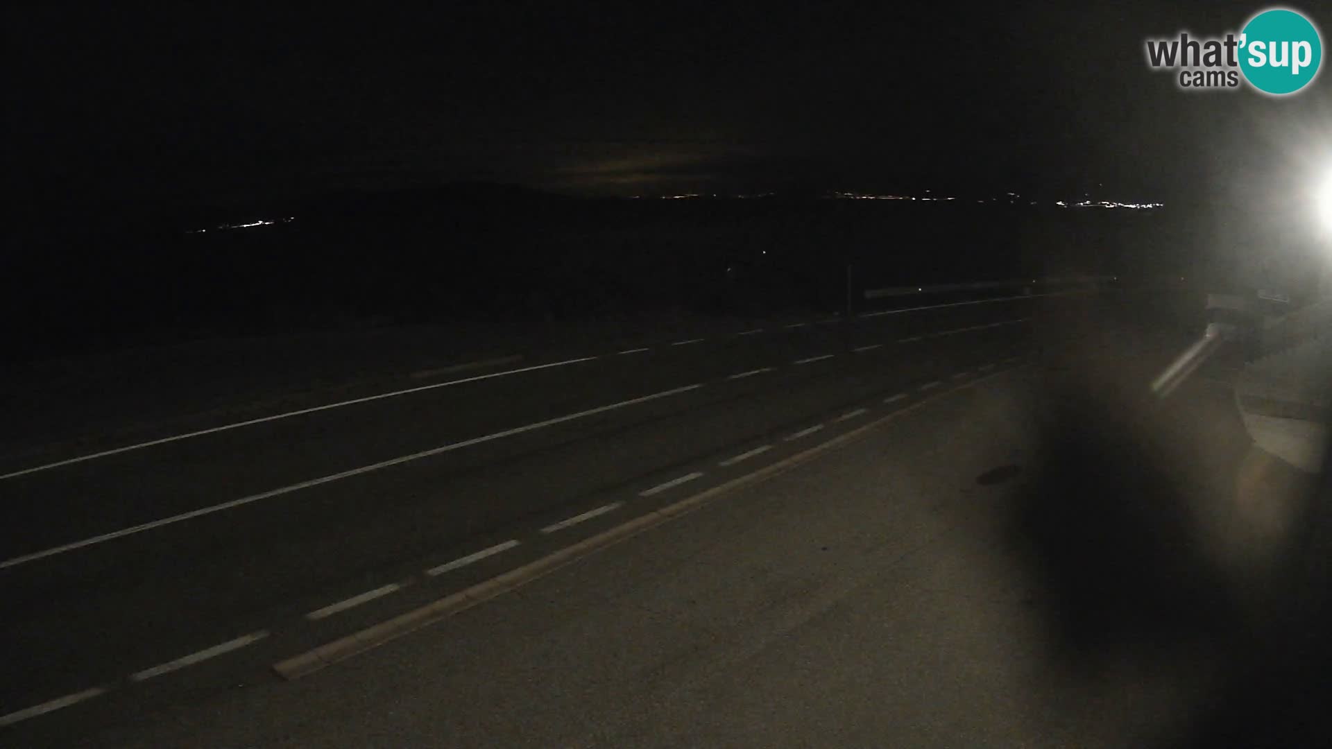 Webcam statale Adriatica D8 vicino SEGNA – Panorama su VEGLIA