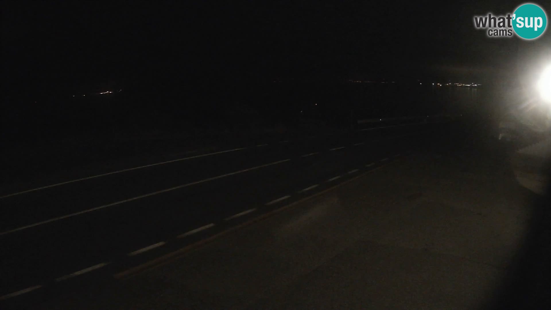 Webcam Adria-Autobahn D8 bei SENJ – Blick auf die Insel KRK