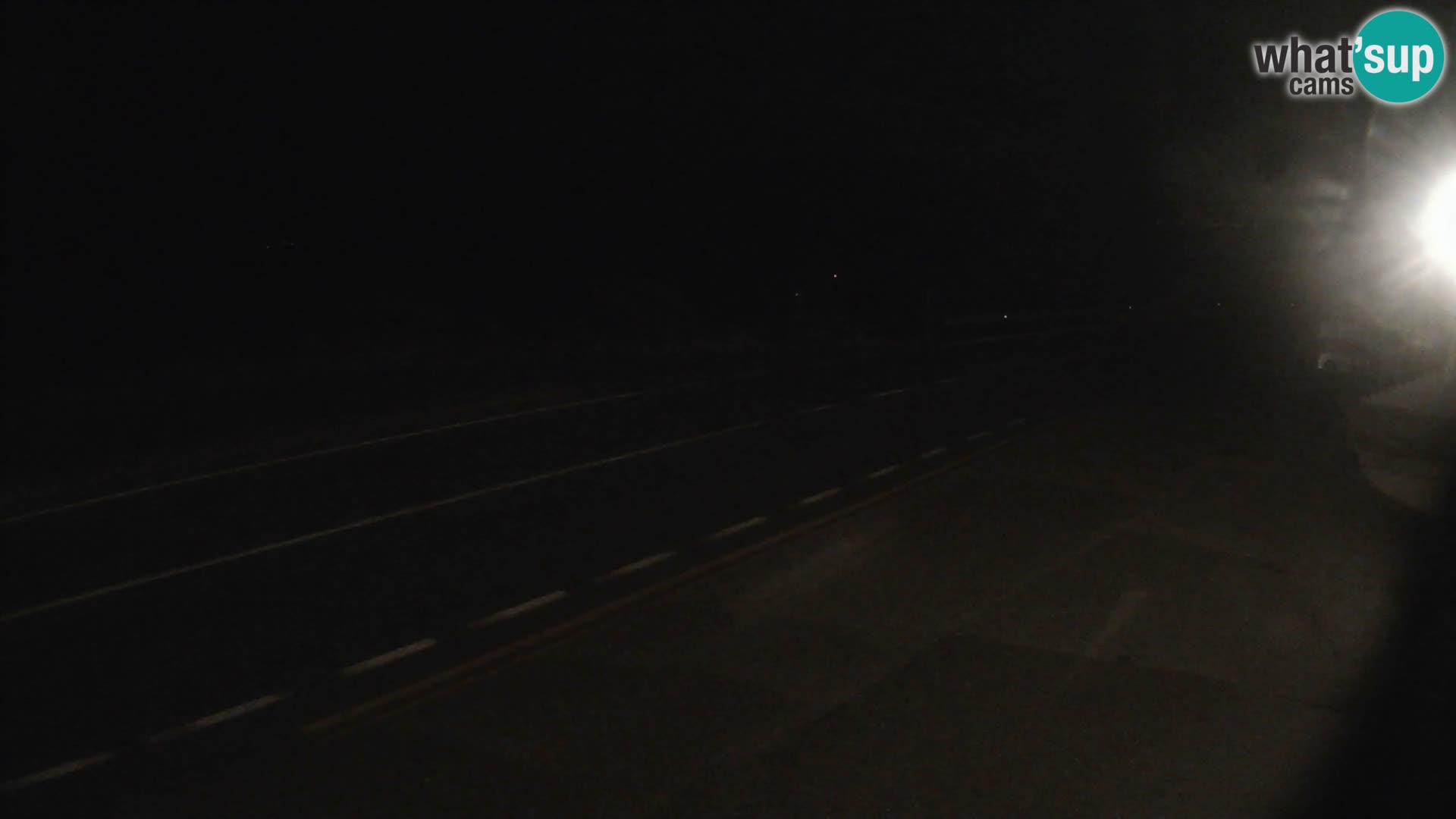 Webcam autoroute Adriatique D8 près de SENJ – vue sur l’île de KRK