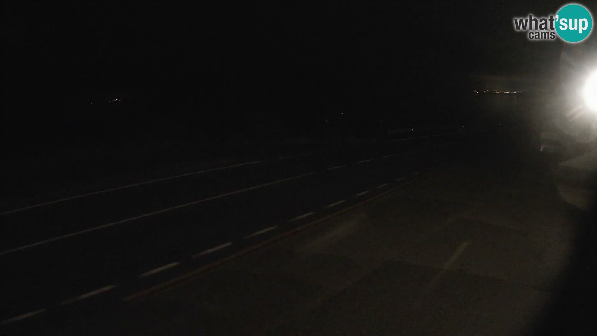 Webcam autoroute Adriatique D8 près de SENJ – vue sur l’île de KRK