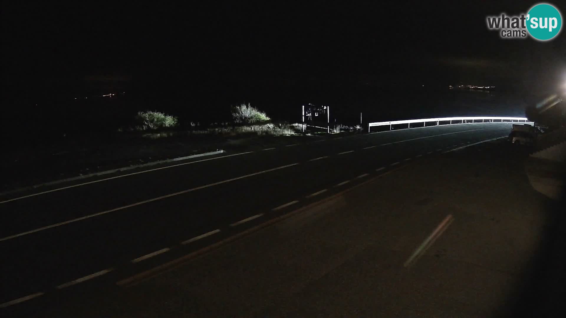 Webcam Adria-Autobahn D8 bei SENJ – Blick auf die Insel KRK