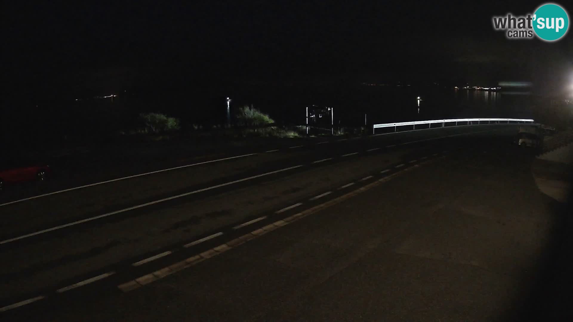 Webcam Adria-Autobahn D8 bei SENJ – Blick auf die Insel KRK