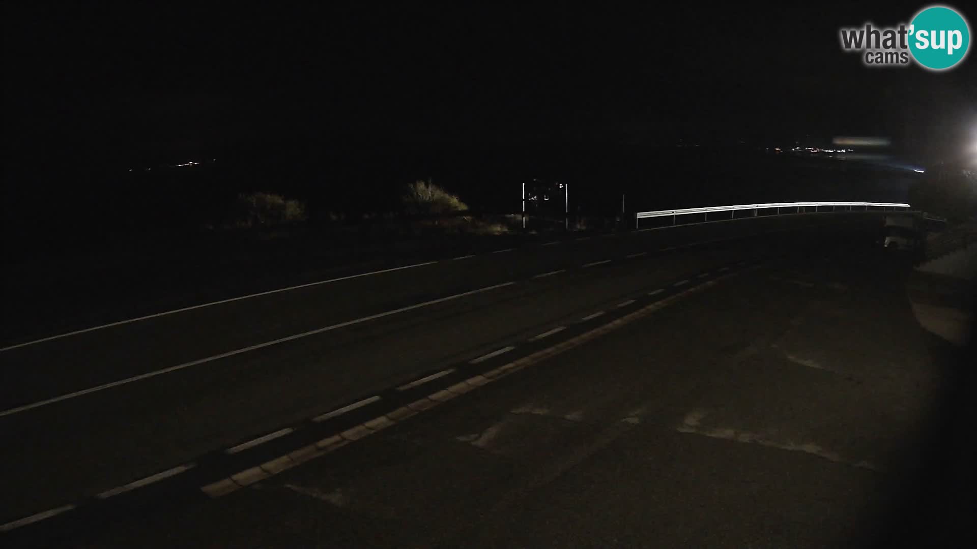 Webcam statale Adriatica D8 vicino SEGNA – Panorama su VEGLIA