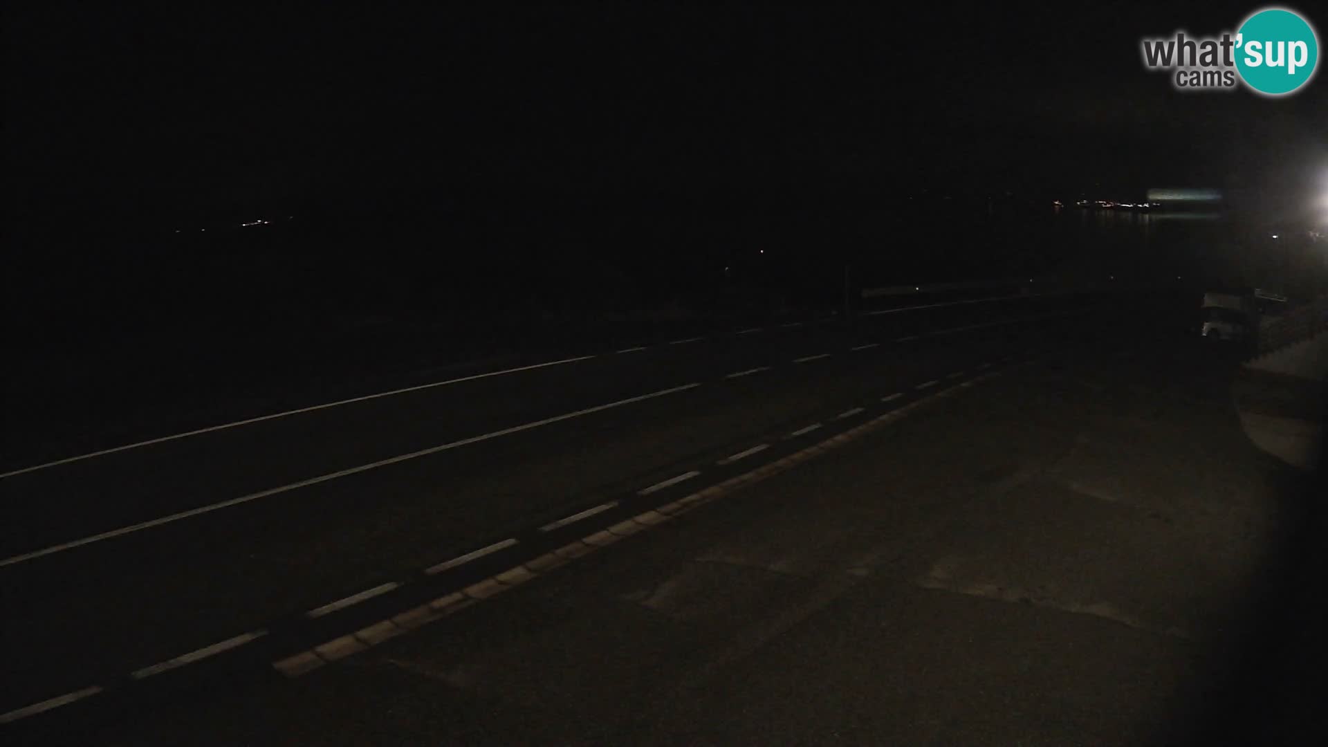 Webcam statale Adriatica D8 vicino SEGNA – Panorama su VEGLIA