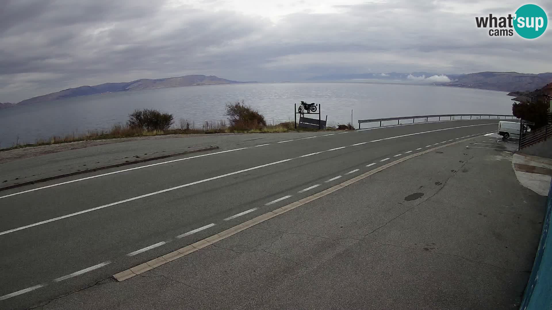 Webcam statale Adriatica D8 vicino SEGNA – Panorama su VEGLIA