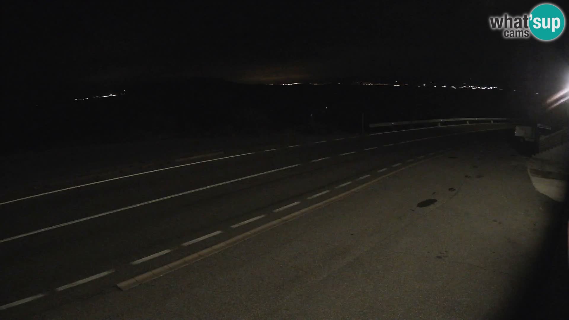 Webcam statale Adriatica D8 vicino SEGNA – Panorama su VEGLIA