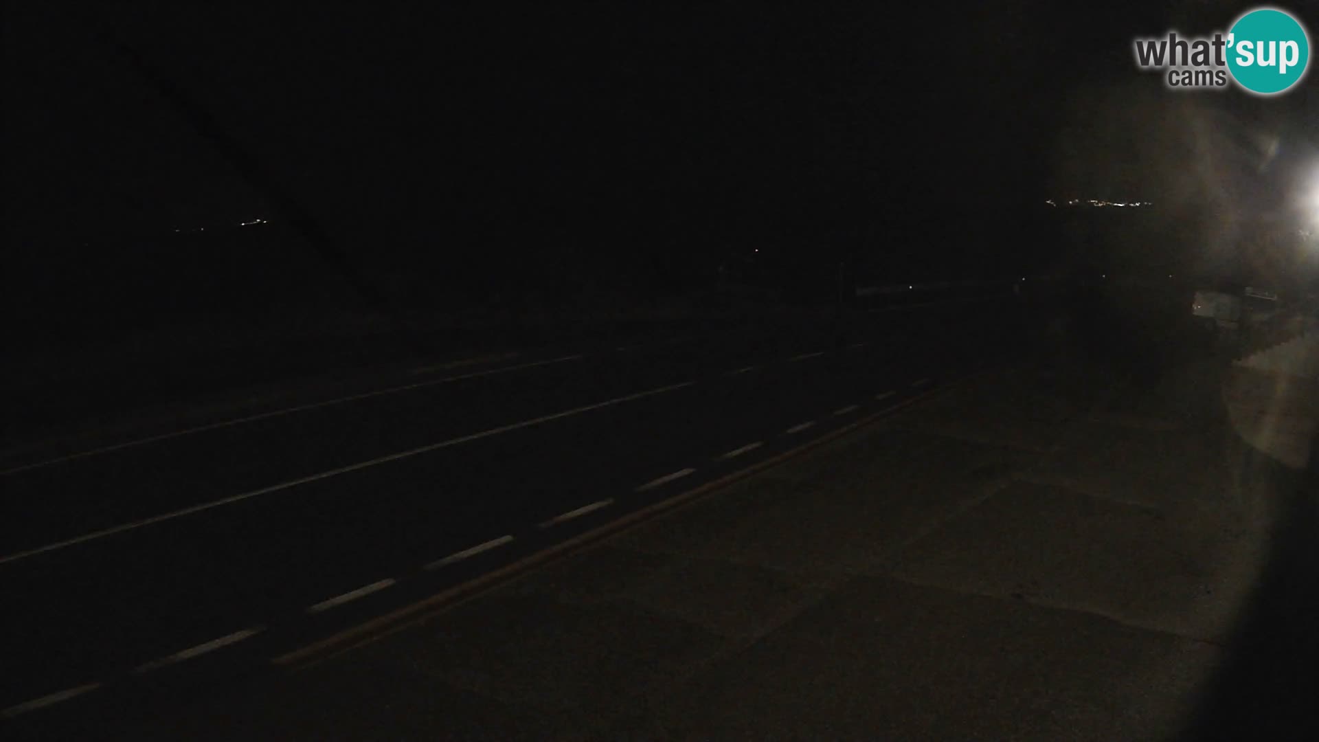 Webcam Adria-Autobahn D8 bei SENJ – Blick auf die Insel KRK