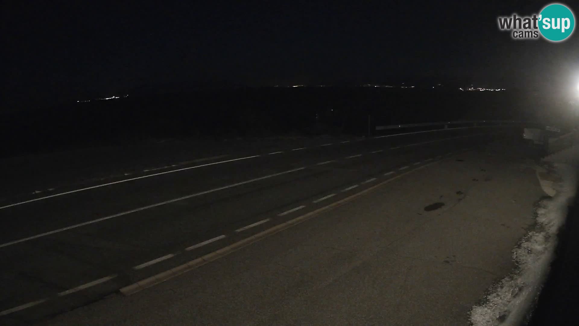 Webcam autoroute Adriatique D8 près de SENJ – vue sur l’île de KRK