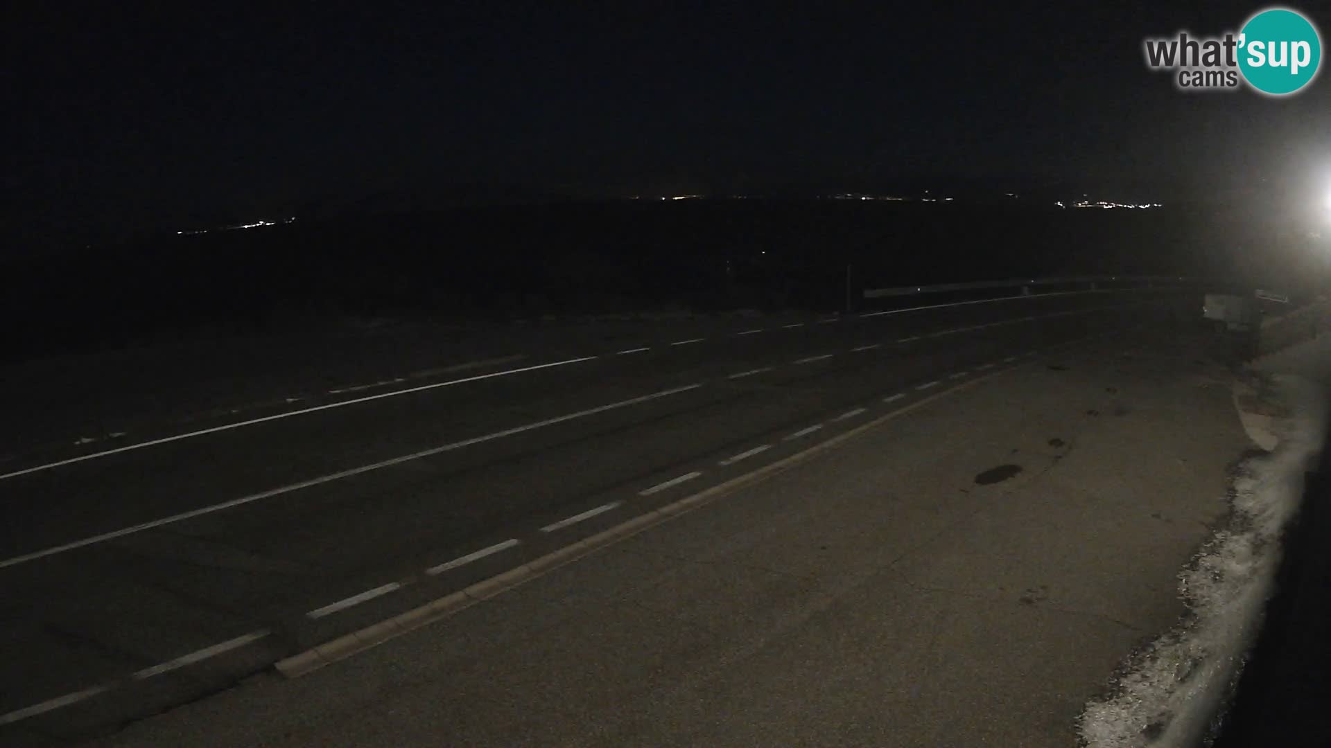 Webcam statale Adriatica D8 vicino SEGNA – Panorama su VEGLIA