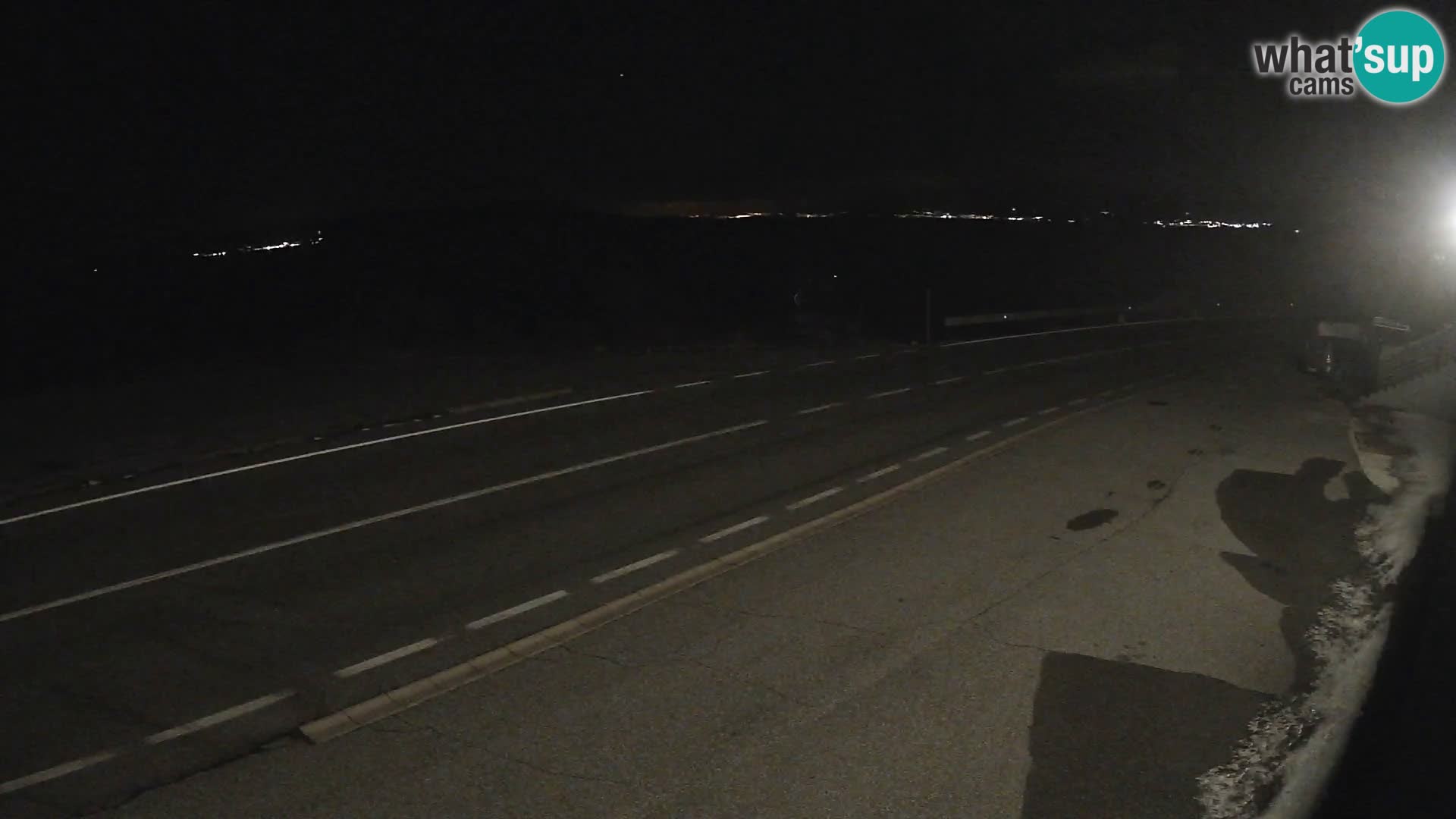 Webcam statale Adriatica D8 vicino SEGNA – Panorama su VEGLIA