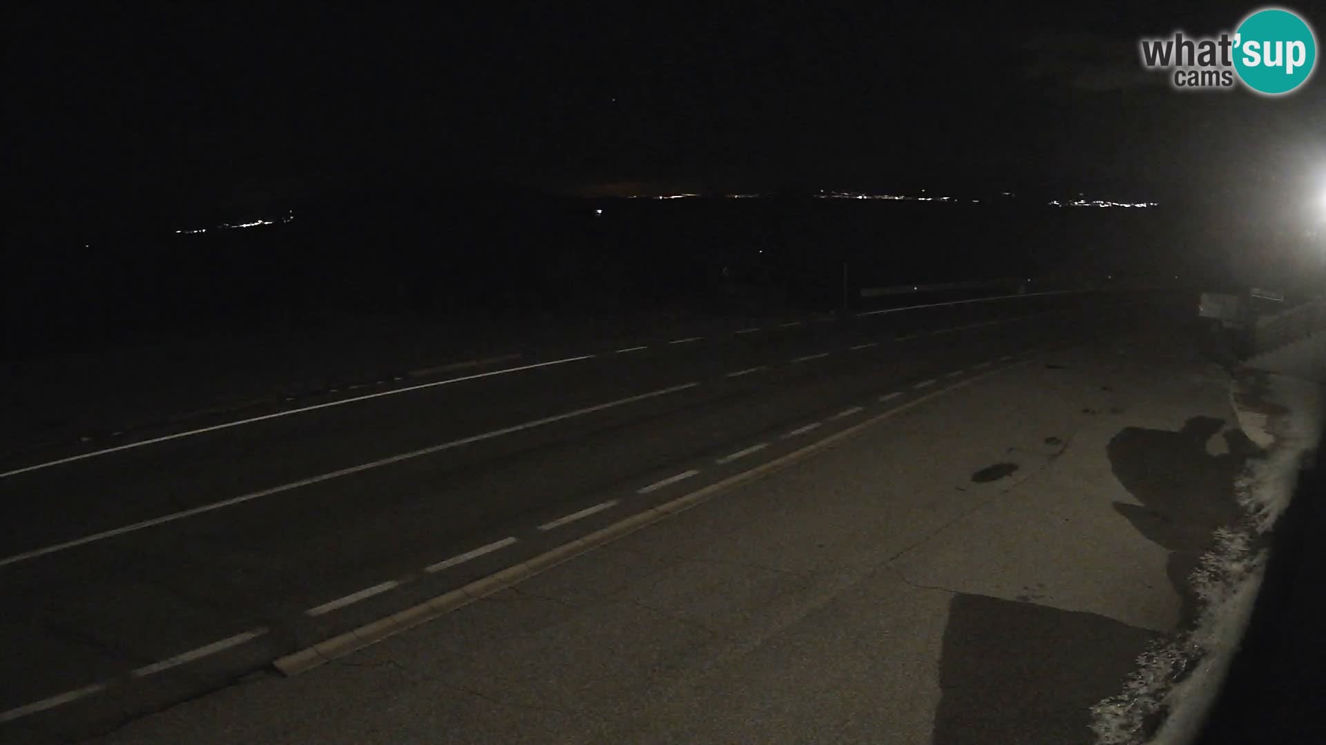 Webcam statale Adriatica D8 vicino SEGNA – Panorama su VEGLIA