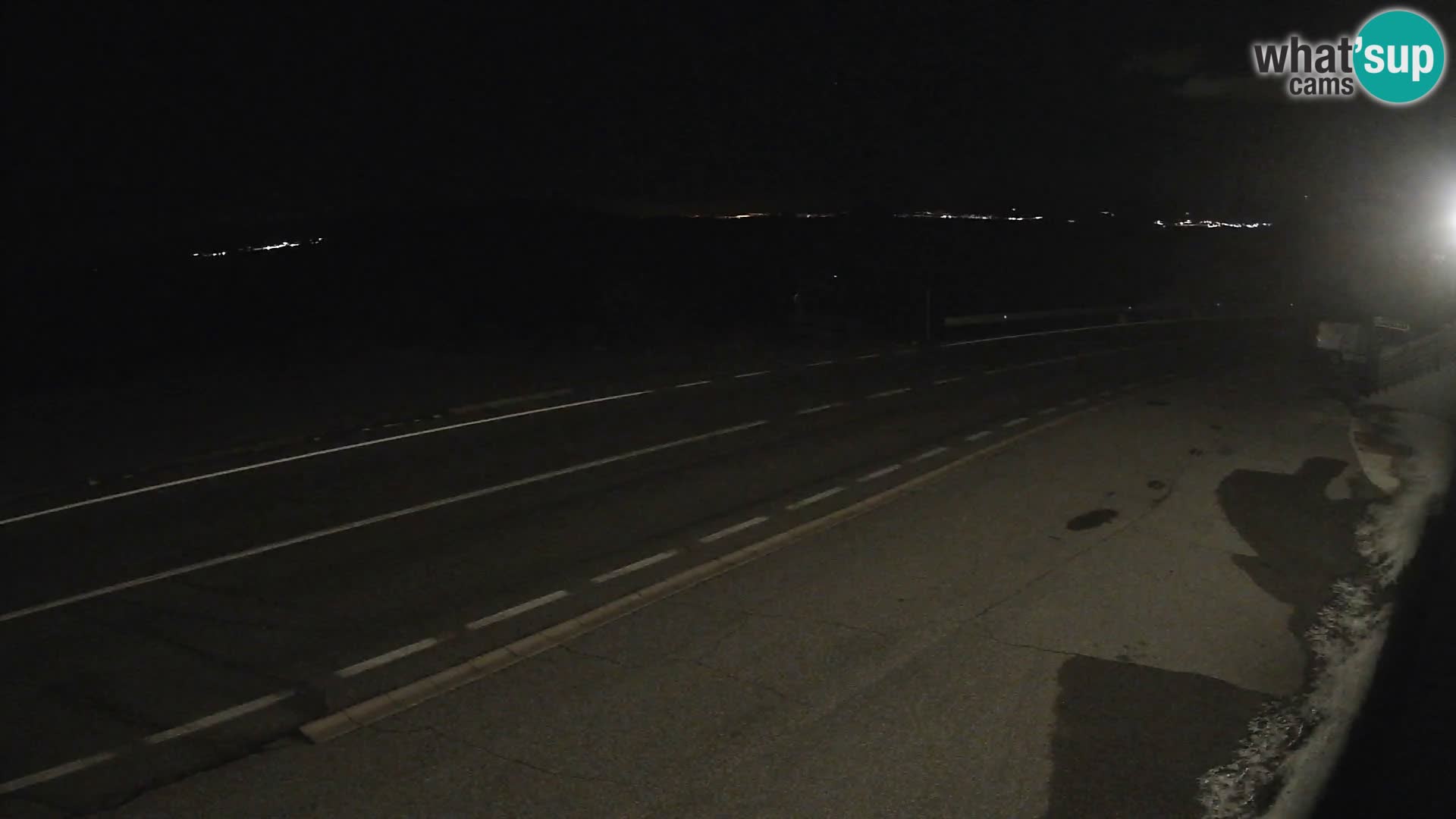 Web kamera Jadranska Magistrala kod SENJa – pogled na KRK