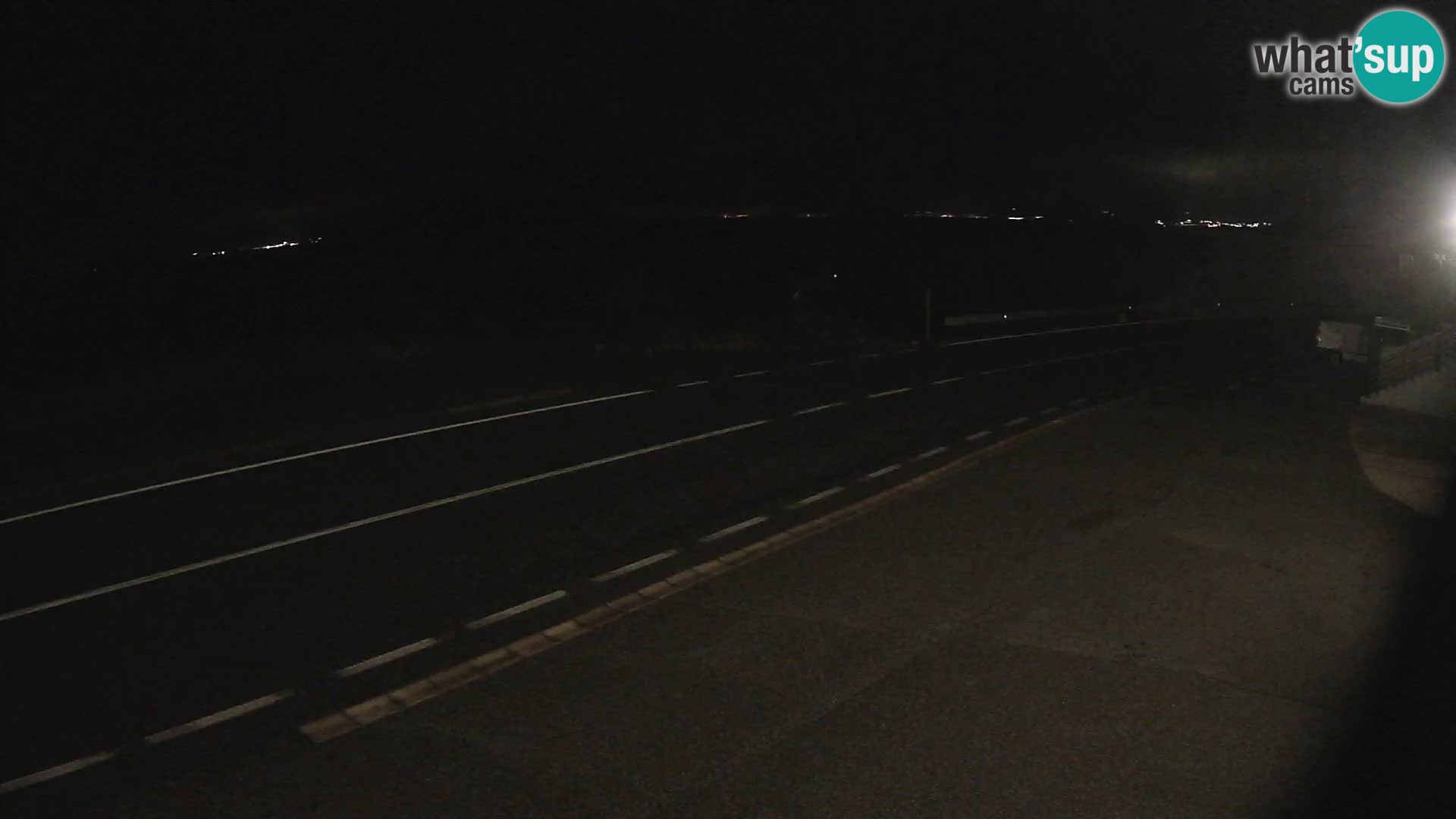 Webcam statale Adriatica D8 vicino SEGNA – Panorama su VEGLIA