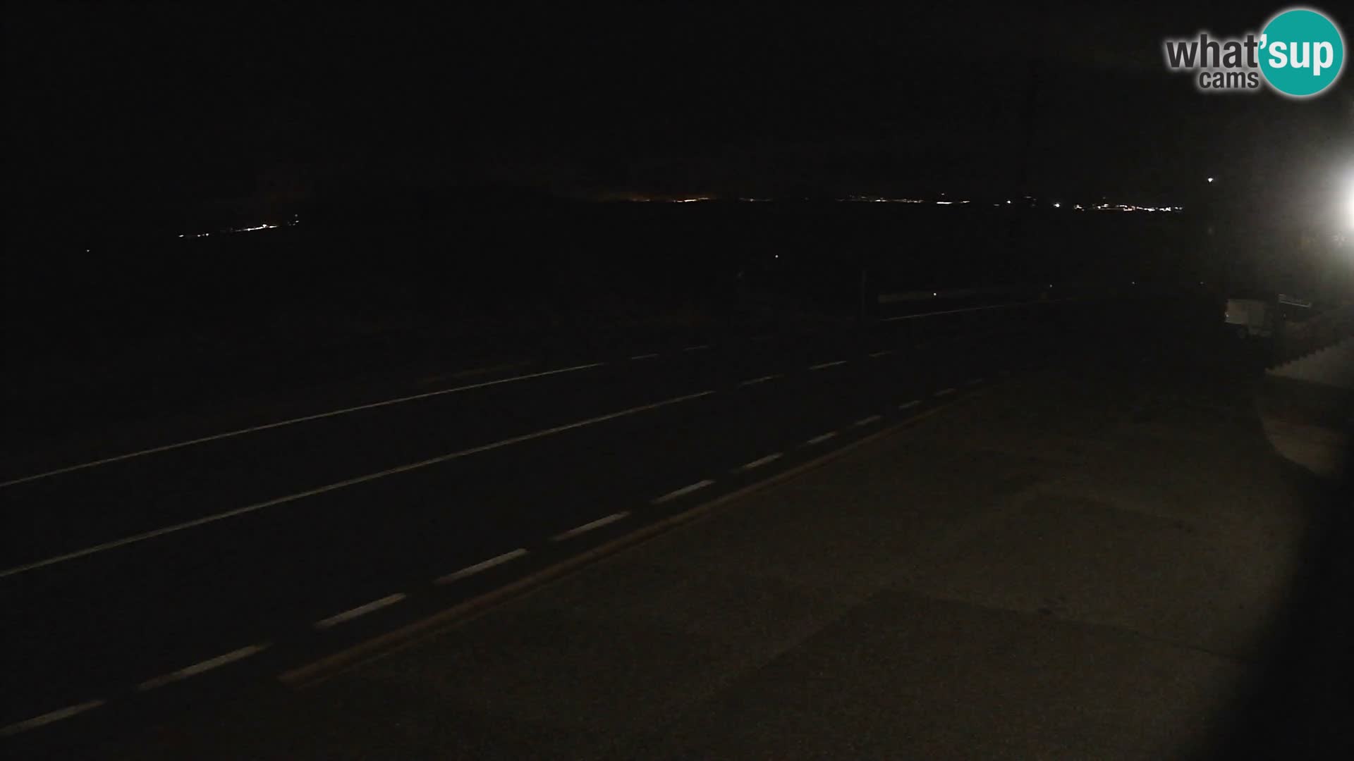 Webcam Adria-Autobahn D8 bei SENJ – Blick auf die Insel KRK