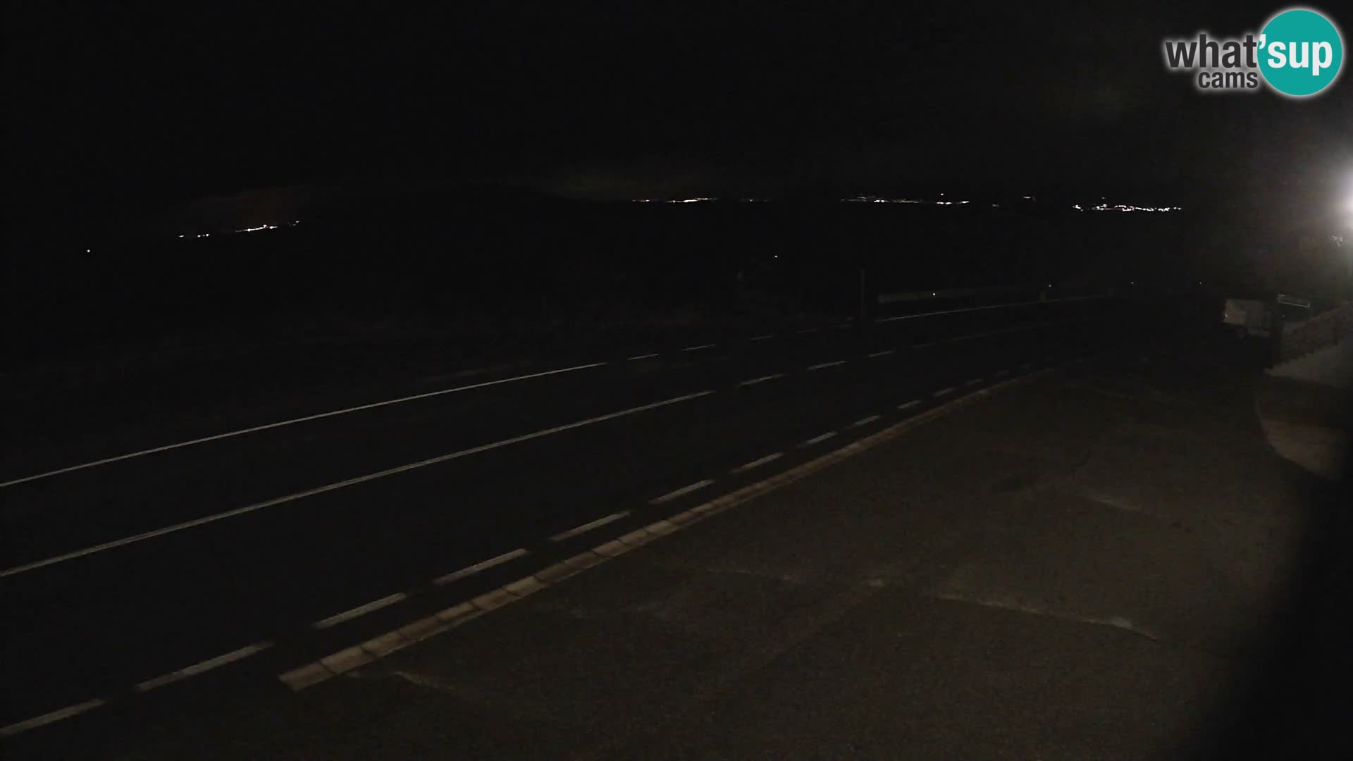 Webcam Adria-Autobahn D8 bei SENJ – Blick auf die Insel KRK