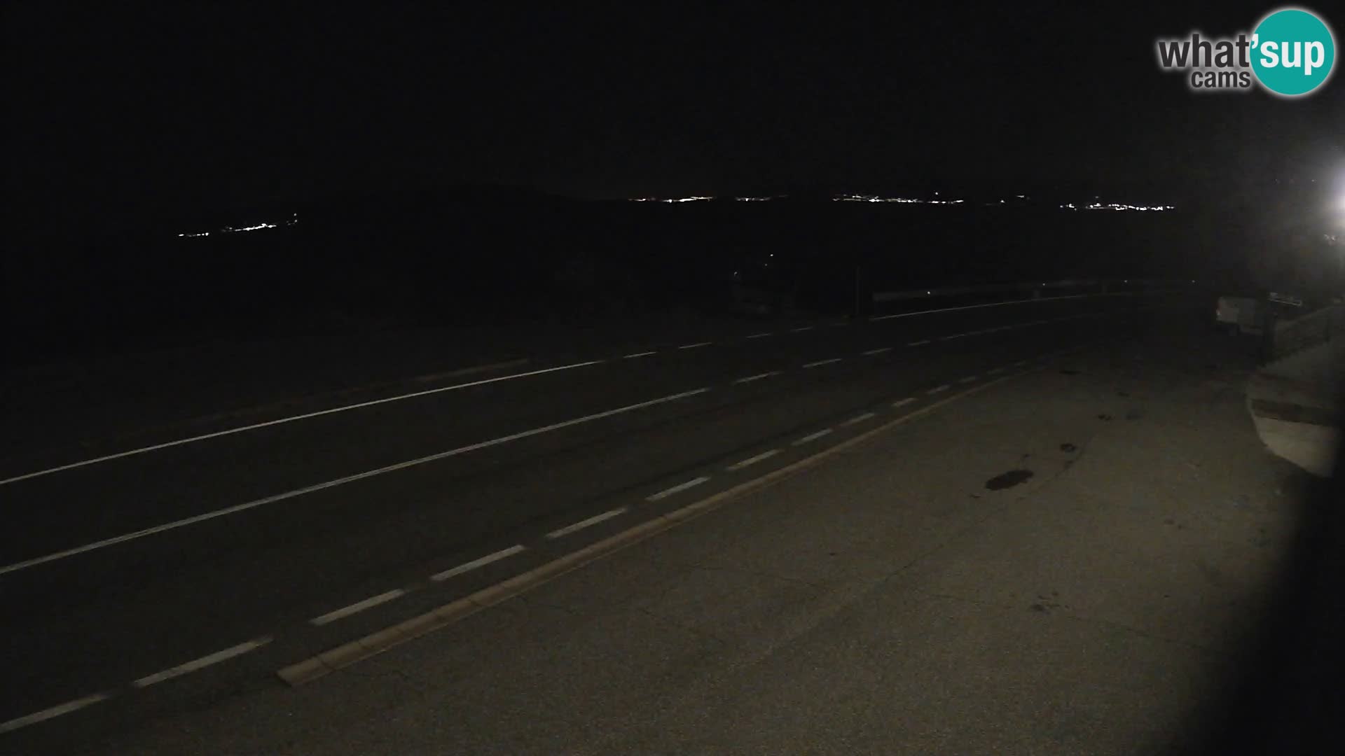 Web kamera Jadranska Magistrala kod SENJa – pogled na KRK