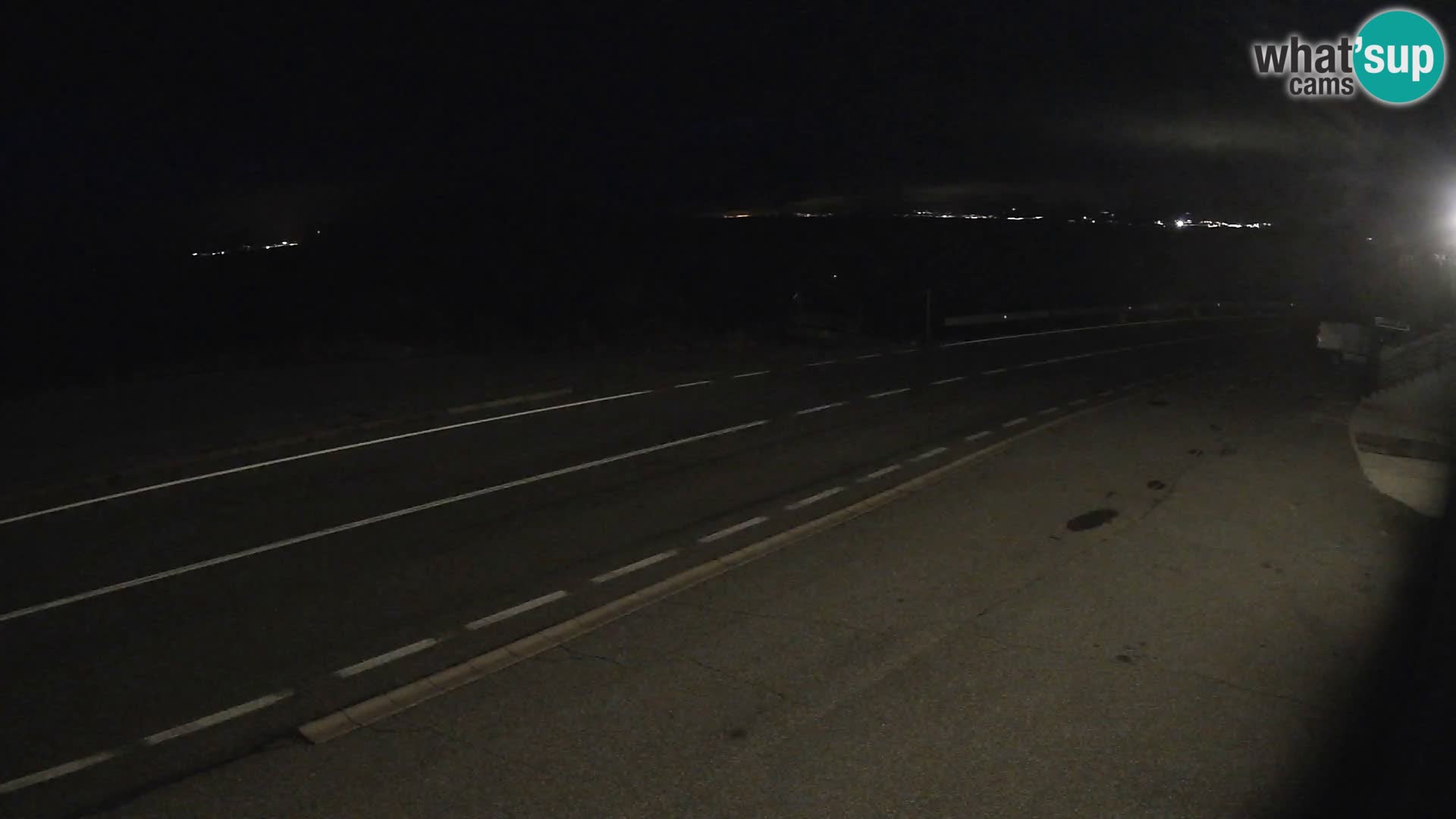 Web kamera Jadranska Magistrala kod SENJa – pogled na KRK