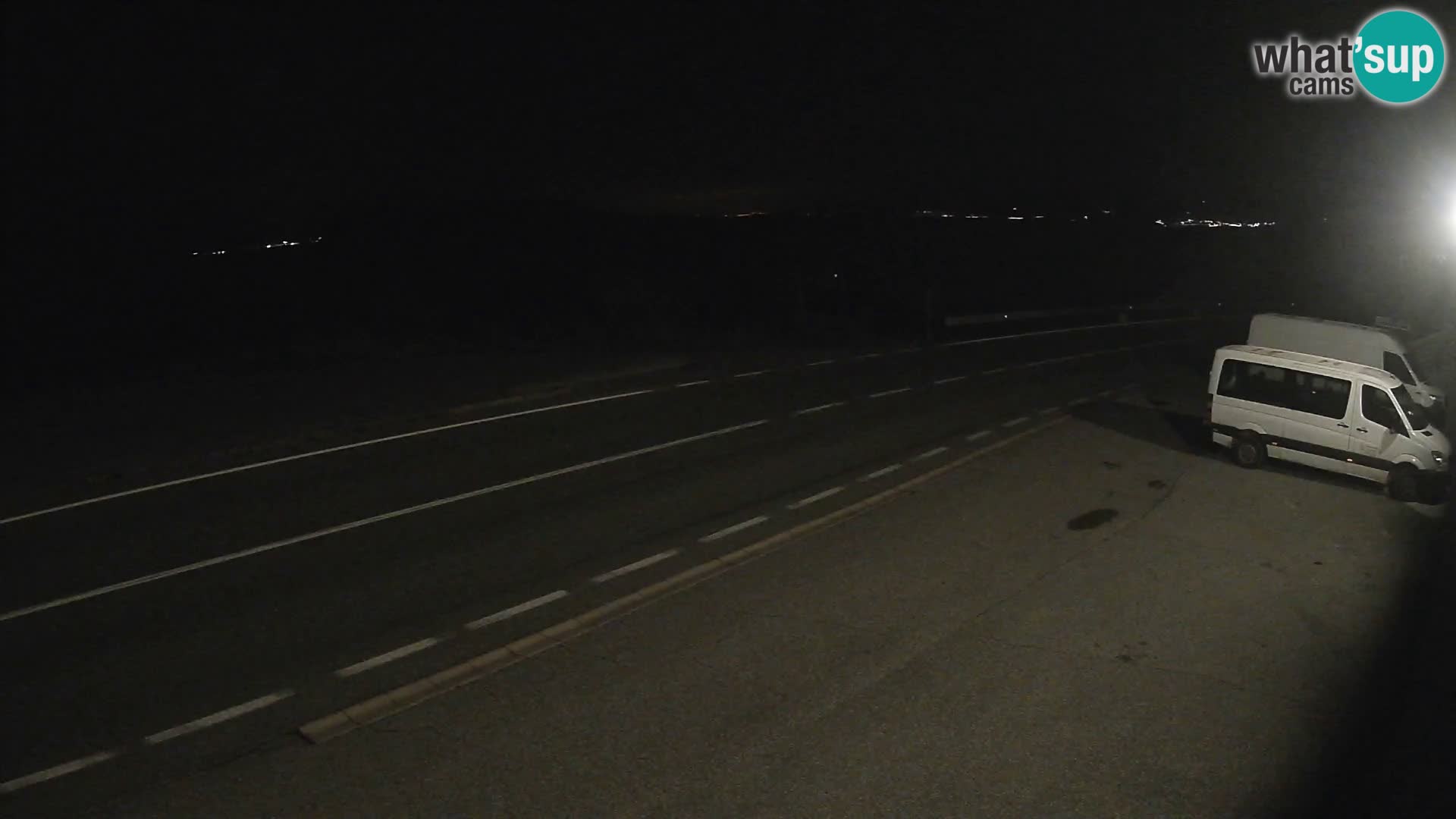 Webcam Adria-Autobahn D8 bei SENJ – Blick auf die Insel KRK