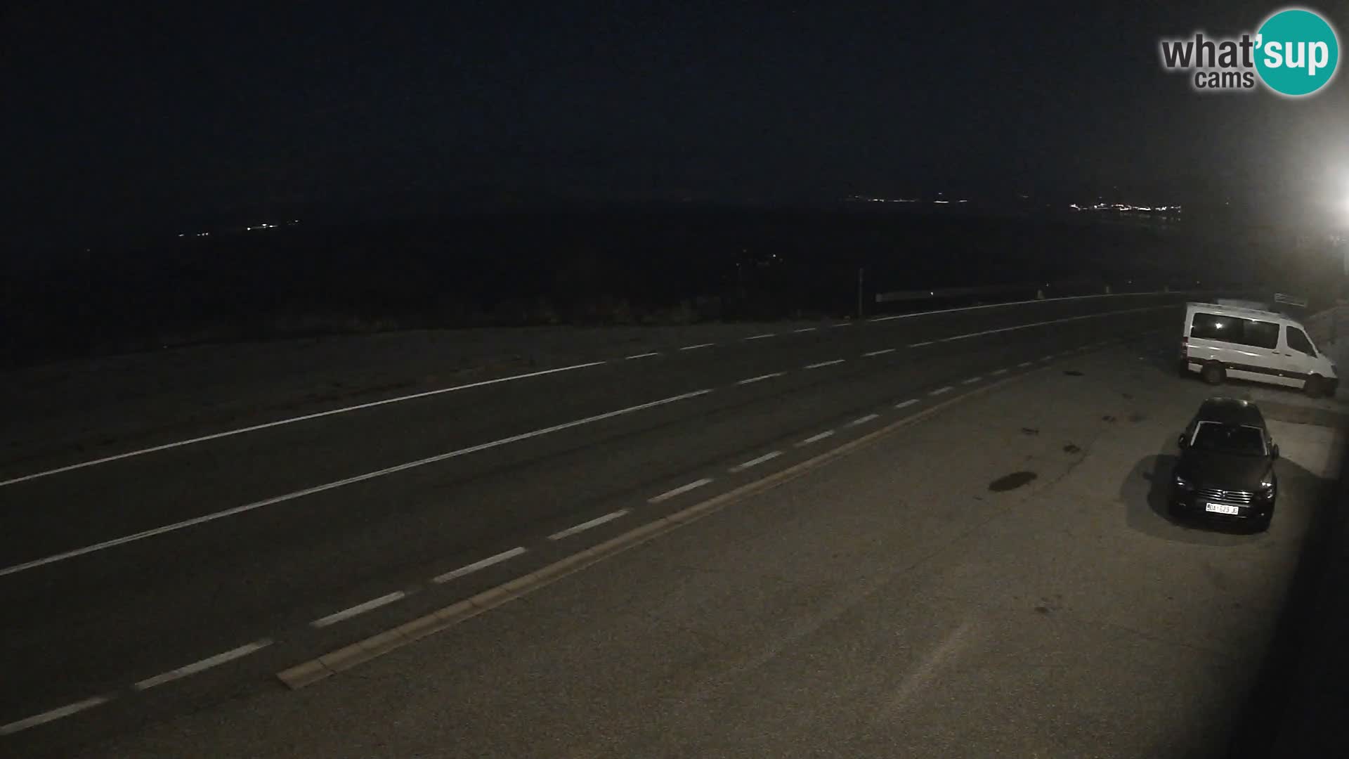 Webcam statale Adriatica D8 vicino SEGNA – Panorama su VEGLIA