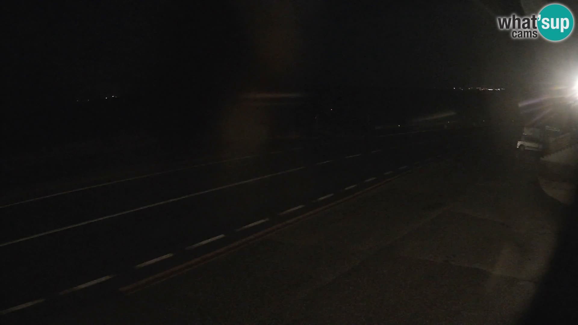 Webcam Adria-Autobahn D8 bei SENJ – Blick auf die Insel KRK