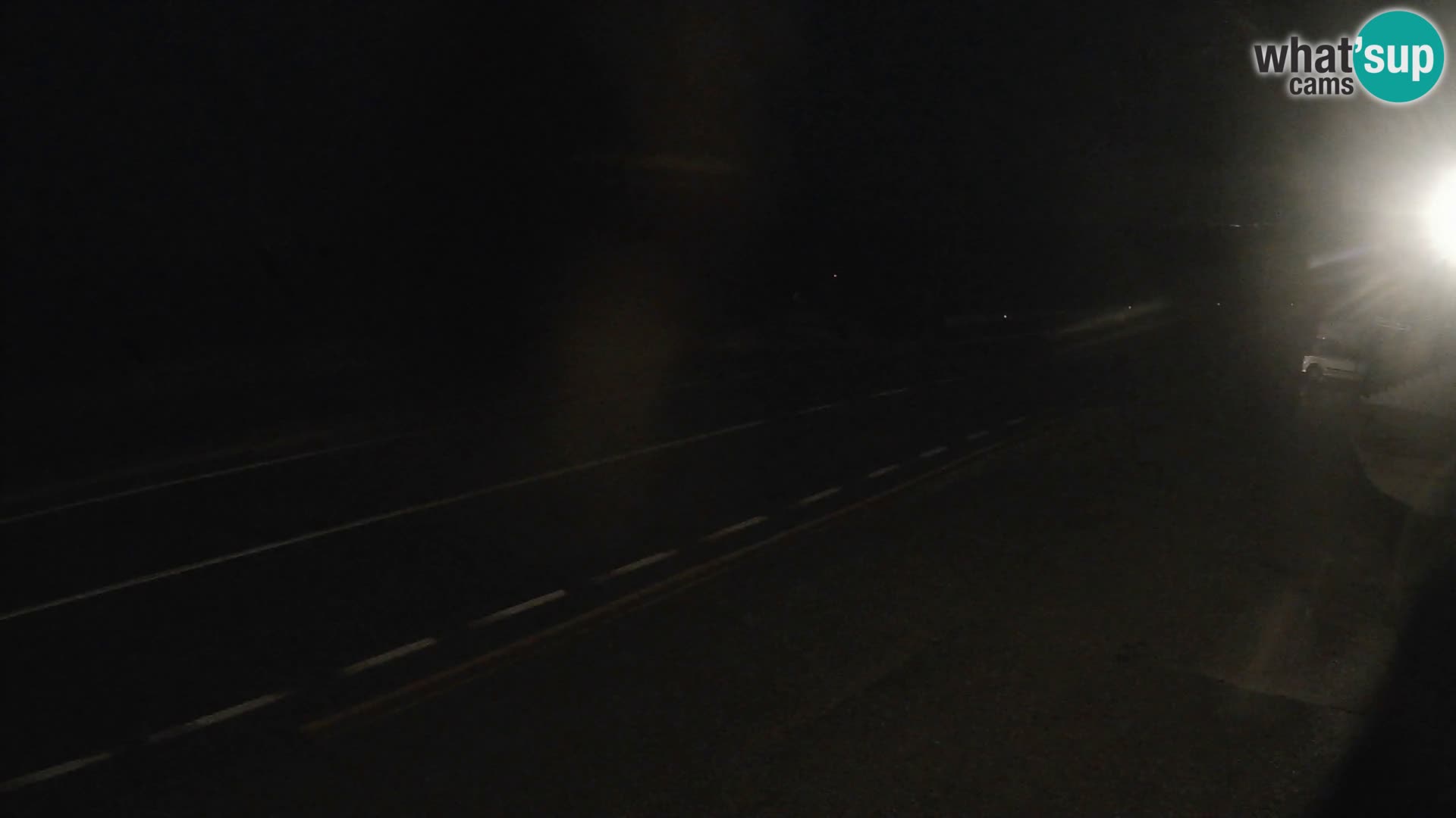 Webcam Adriatic highway D8 near SENJ – view to KRK island