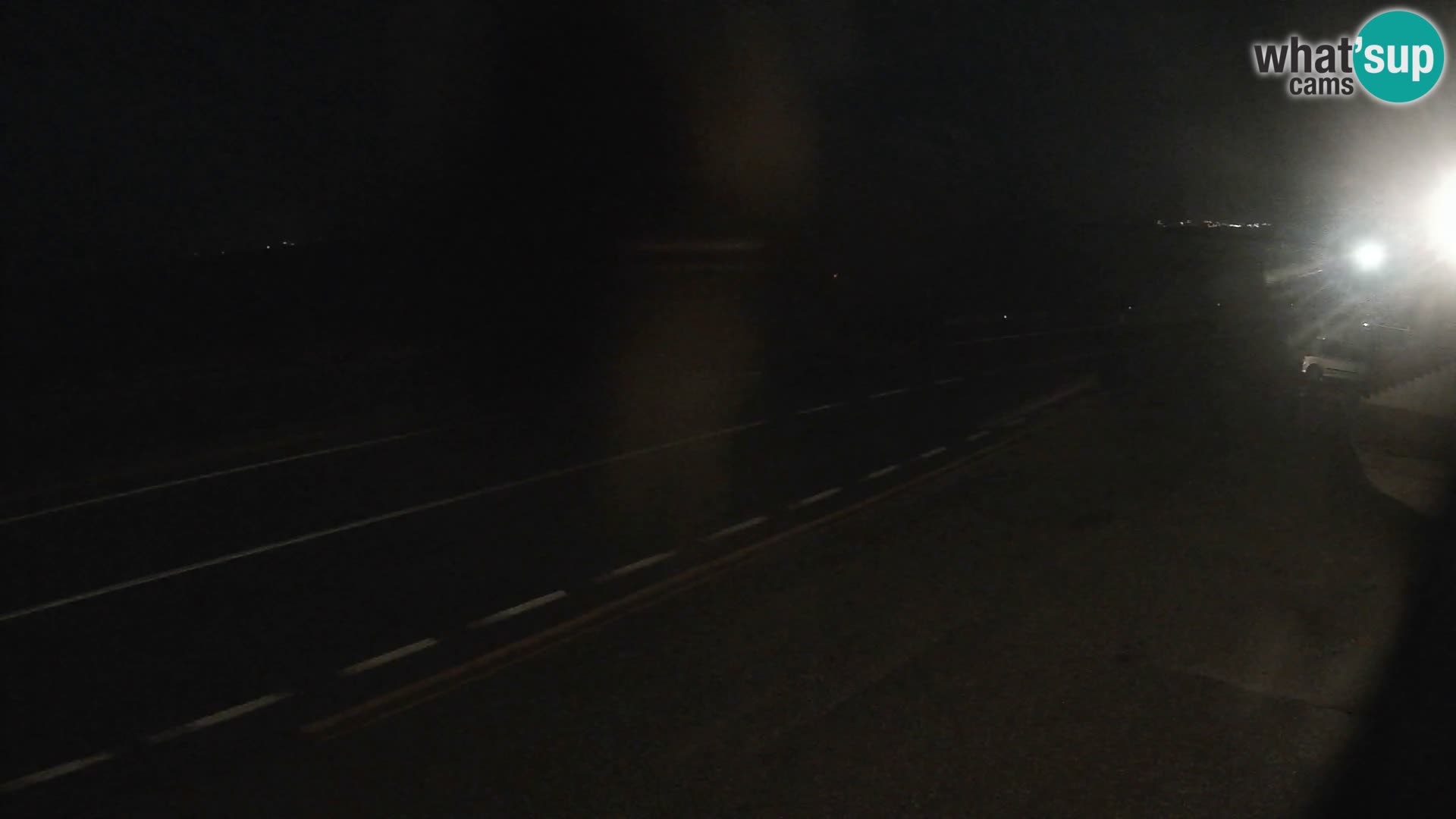 Webcam statale Adriatica D8 vicino SEGNA – Panorama su VEGLIA