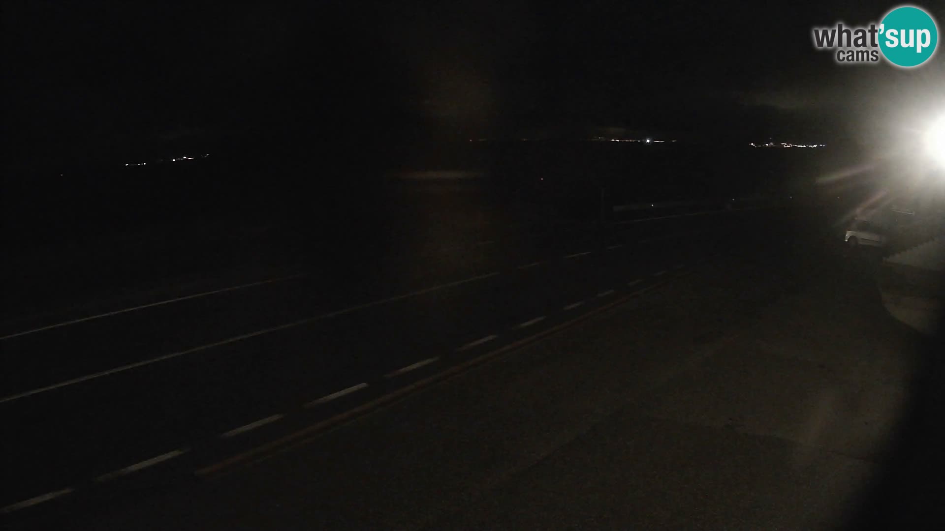 Webcam statale Adriatica D8 vicino SEGNA – Panorama su VEGLIA