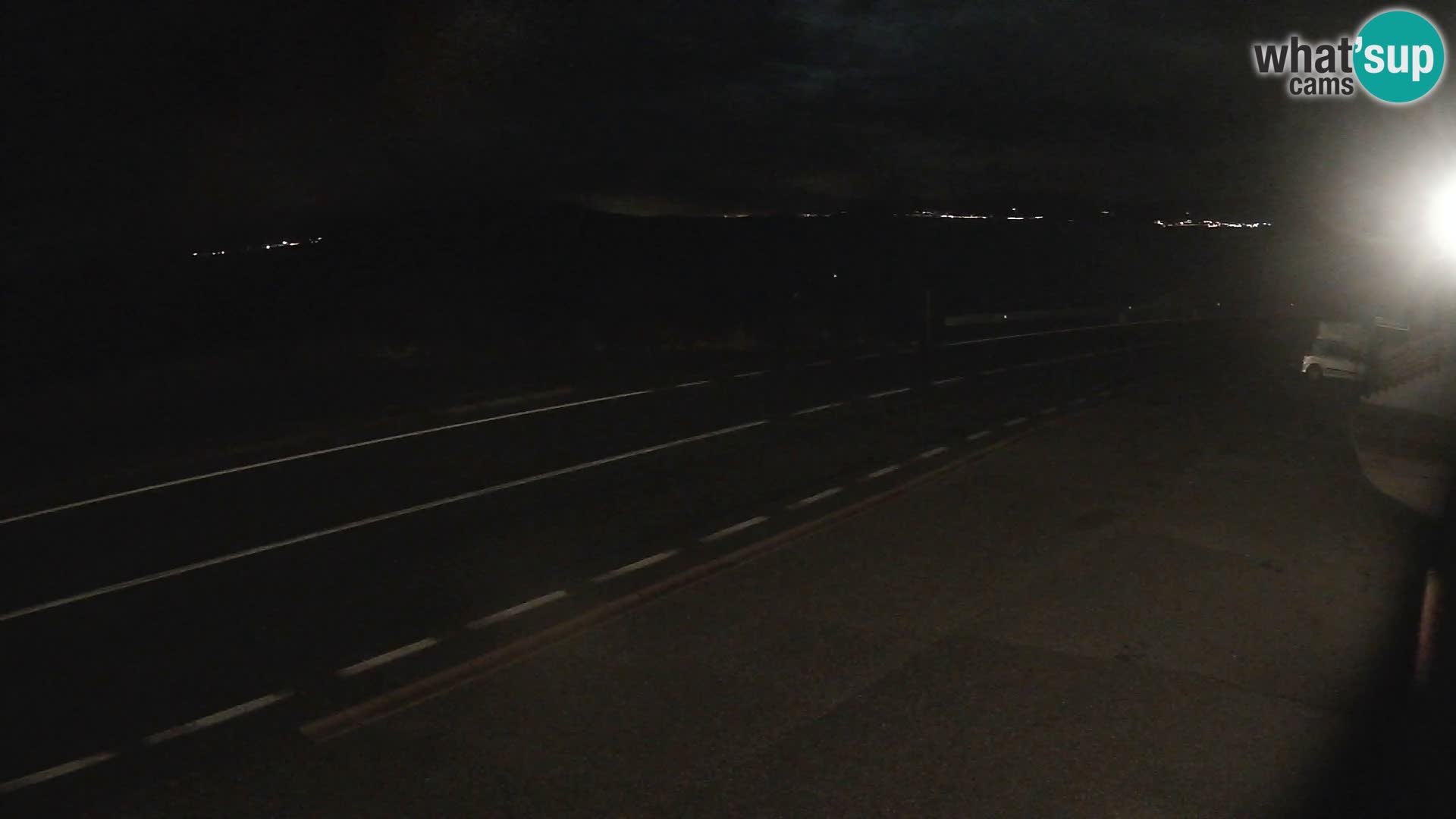 Webcam statale Adriatica D8 vicino SEGNA – Panorama su VEGLIA