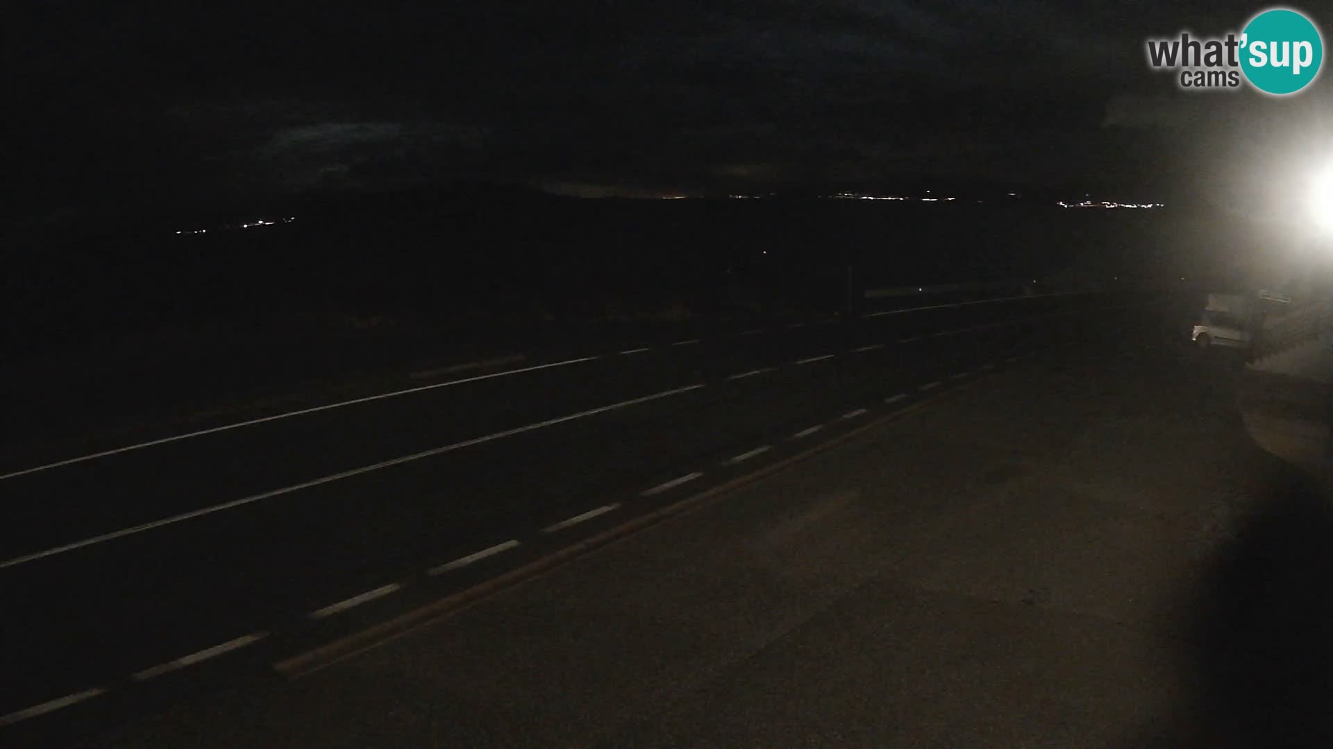 Webcam statale Adriatica D8 vicino SEGNA – Panorama su VEGLIA