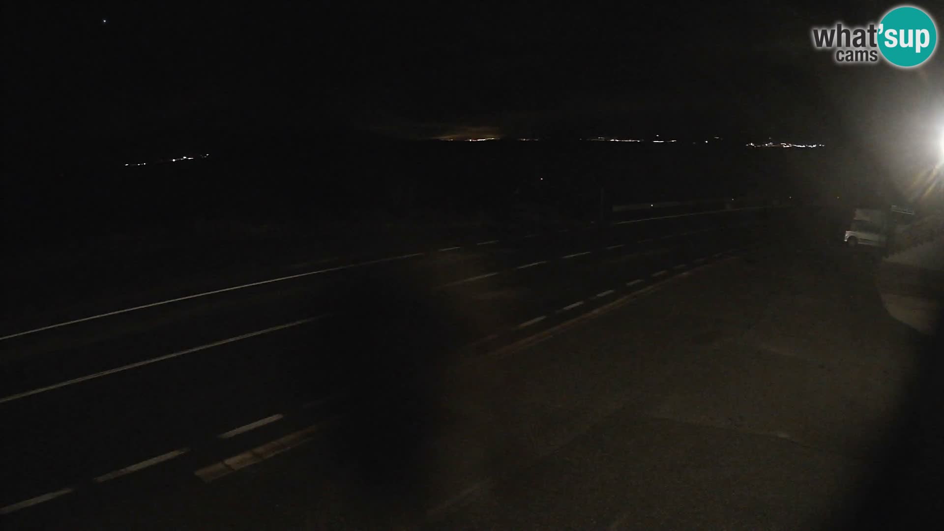 Webcam statale Adriatica D8 vicino SEGNA – Panorama su VEGLIA