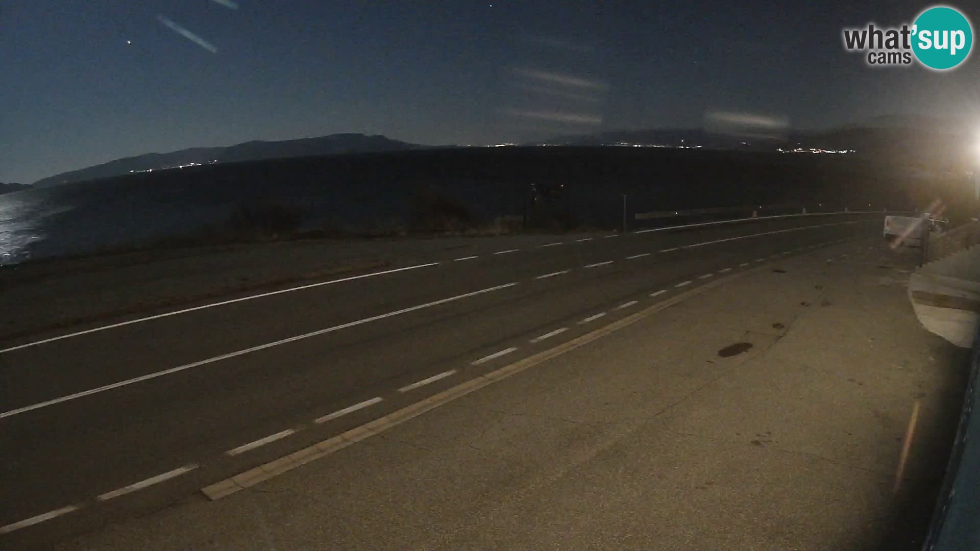 Web kamera Jadranska Magistrala kod SENJa – pogled na KRK