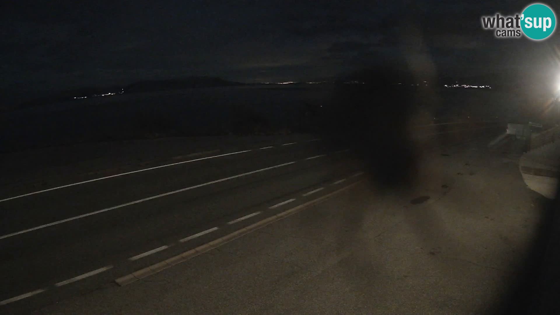 Webcam statale Adriatica D8 vicino SEGNA – Panorama su VEGLIA