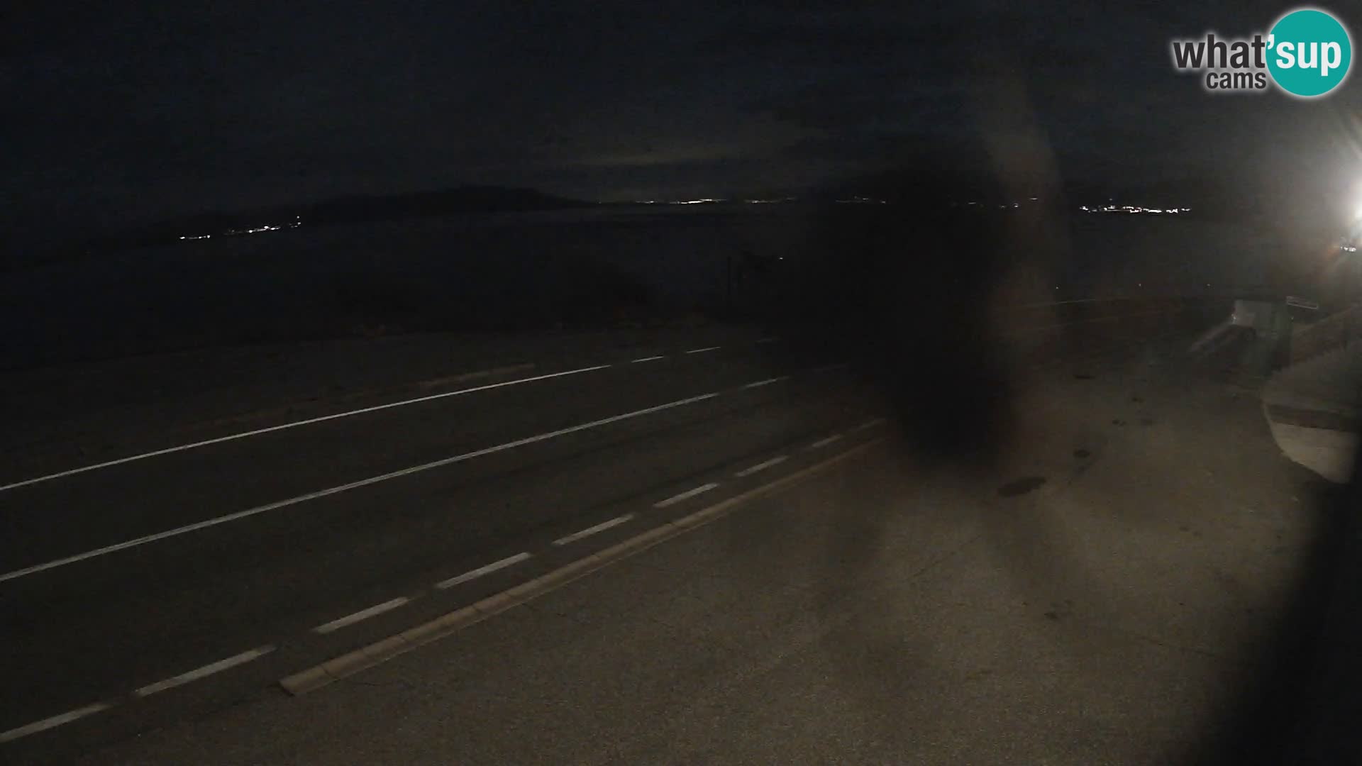 Webcam Adria-Autobahn D8 bei SENJ – Blick auf die Insel KRK