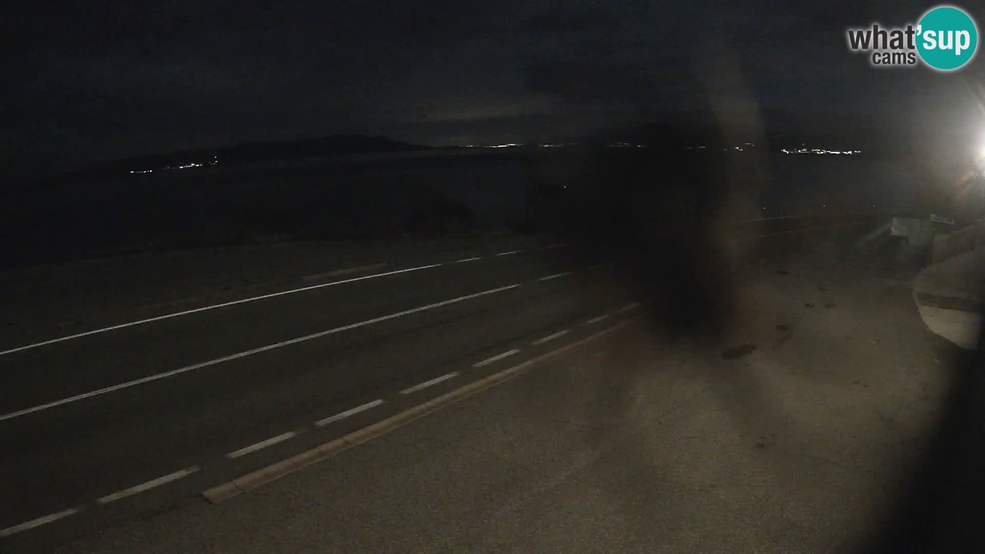 Webcam Adria-Autobahn D8 bei SENJ – Blick auf die Insel KRK