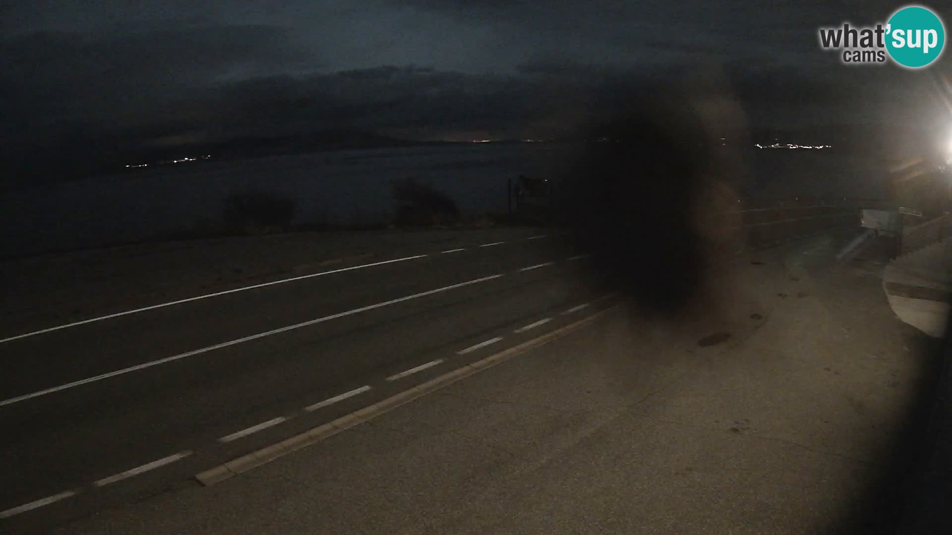 Webcam autoroute Adriatique D8 près de SENJ – vue sur l’île de KRK