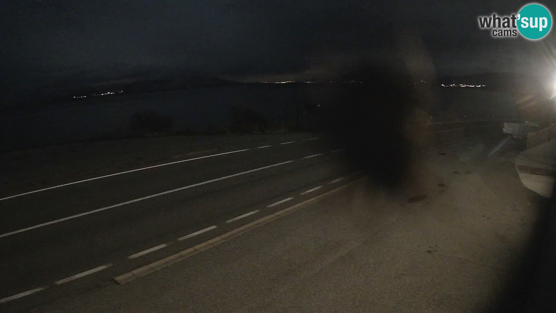 Webcam autoroute Adriatique D8 près de SENJ – vue sur l’île de KRK