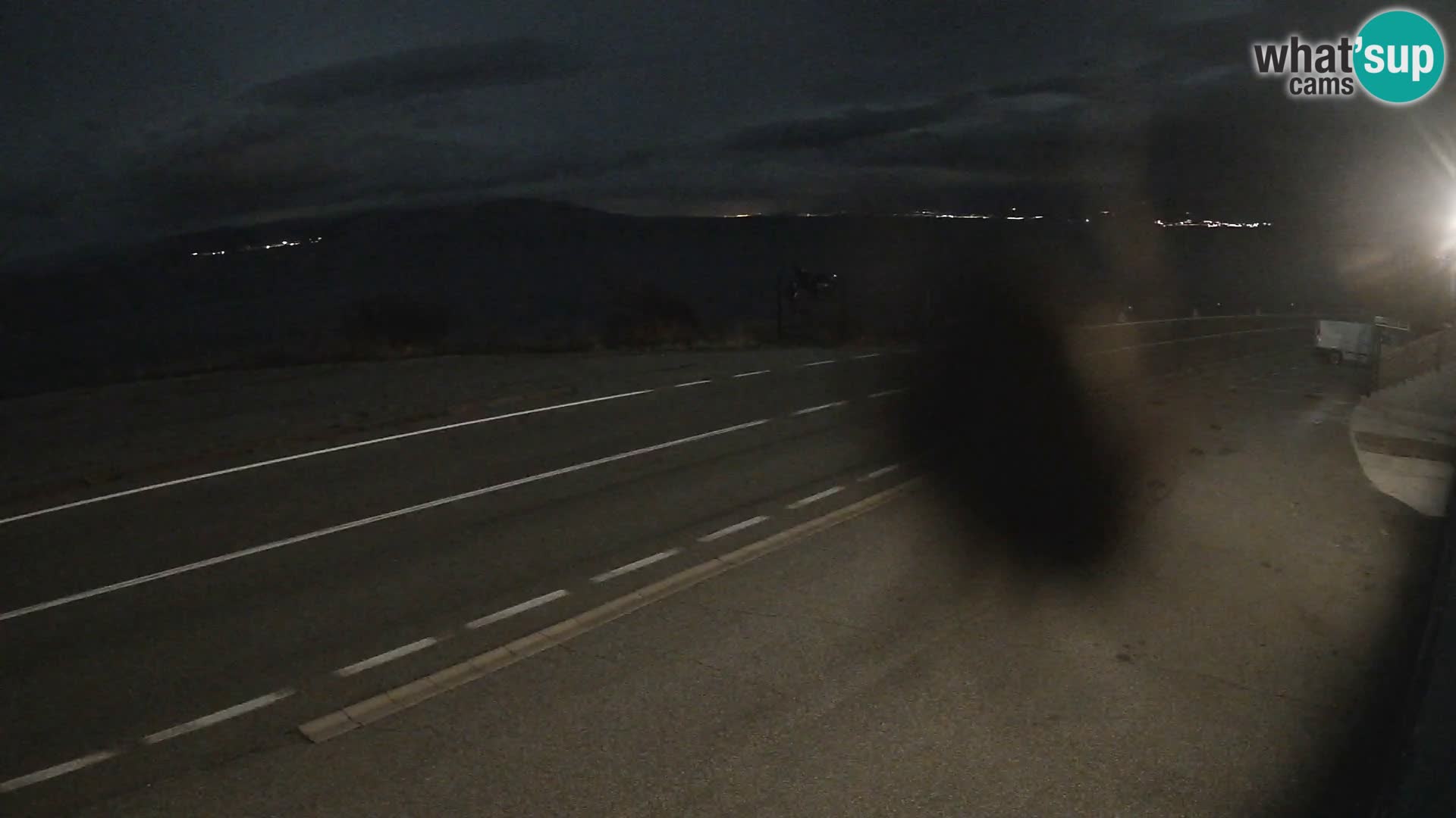 Webcam Adria-Autobahn D8 bei SENJ – Blick auf die Insel KRK