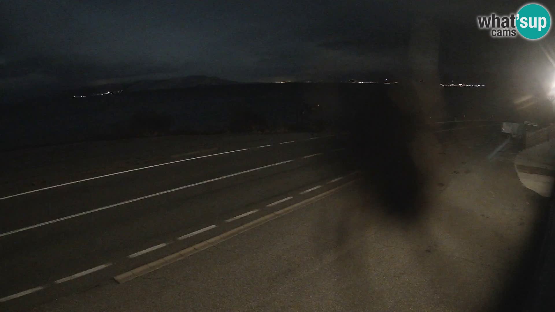 Webcam autoroute Adriatique D8 près de SENJ – vue sur l’île de KRK